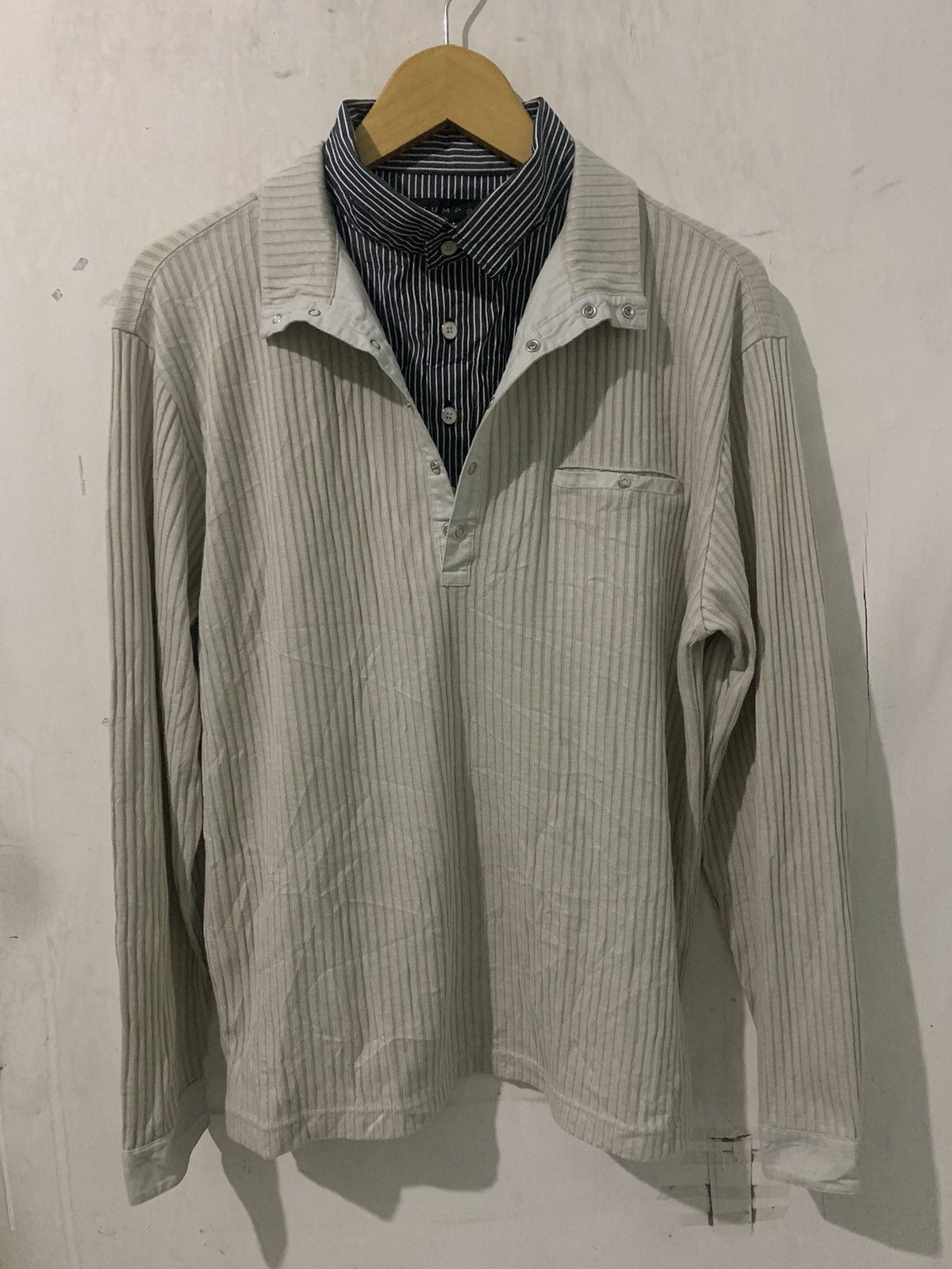 Japanese Brand Japanese Gothic Double Layer Long Sleeve Vumps LGB Style Size US L / EU 52-54 / 3 - 1 Thumbnail