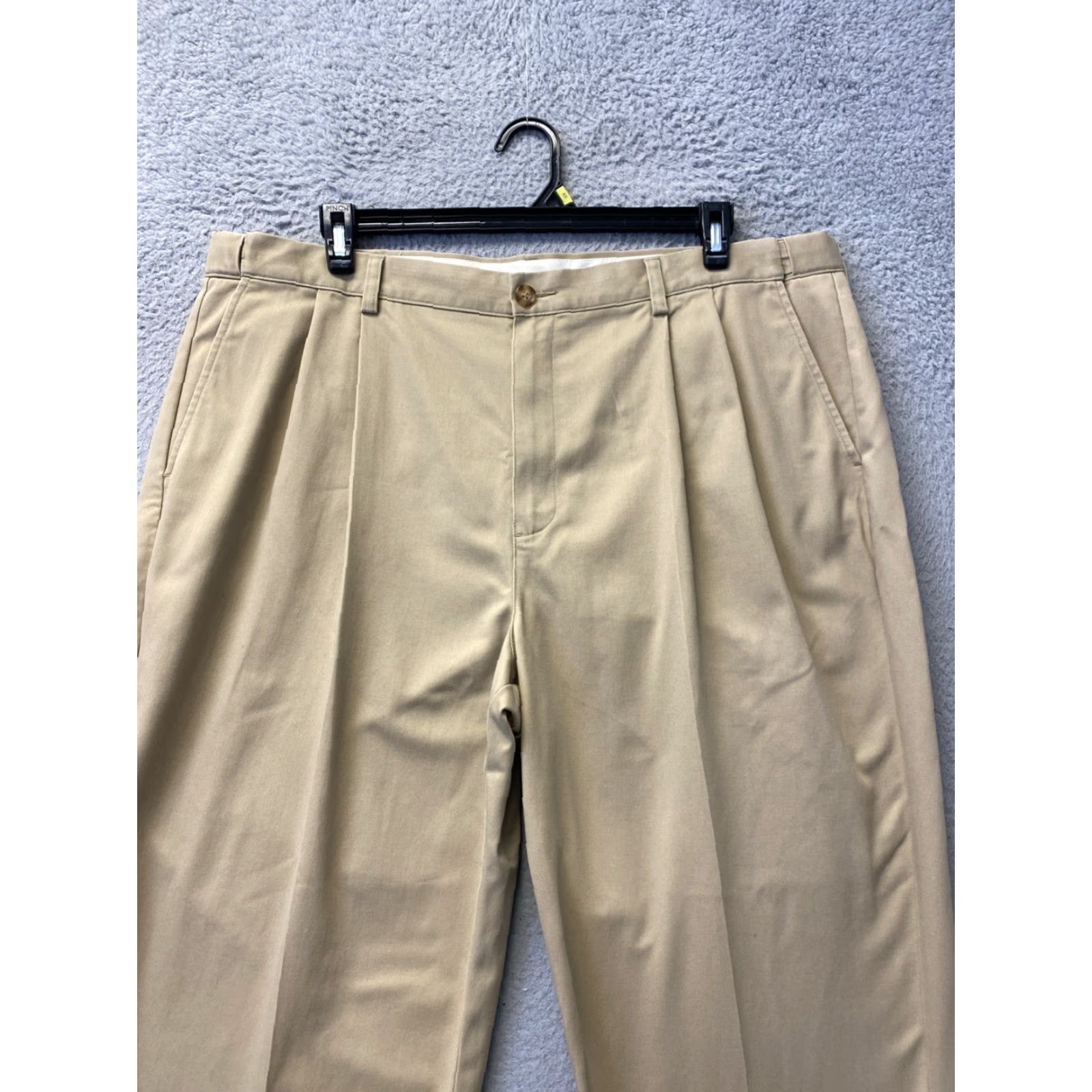 Vintage VINTAGE L.L. BEAN Men's Pants 42x30 Cotton Tan Chino Casual Workwear Fall Winter Size US 42 / EU 58 - 2 Thumbnail