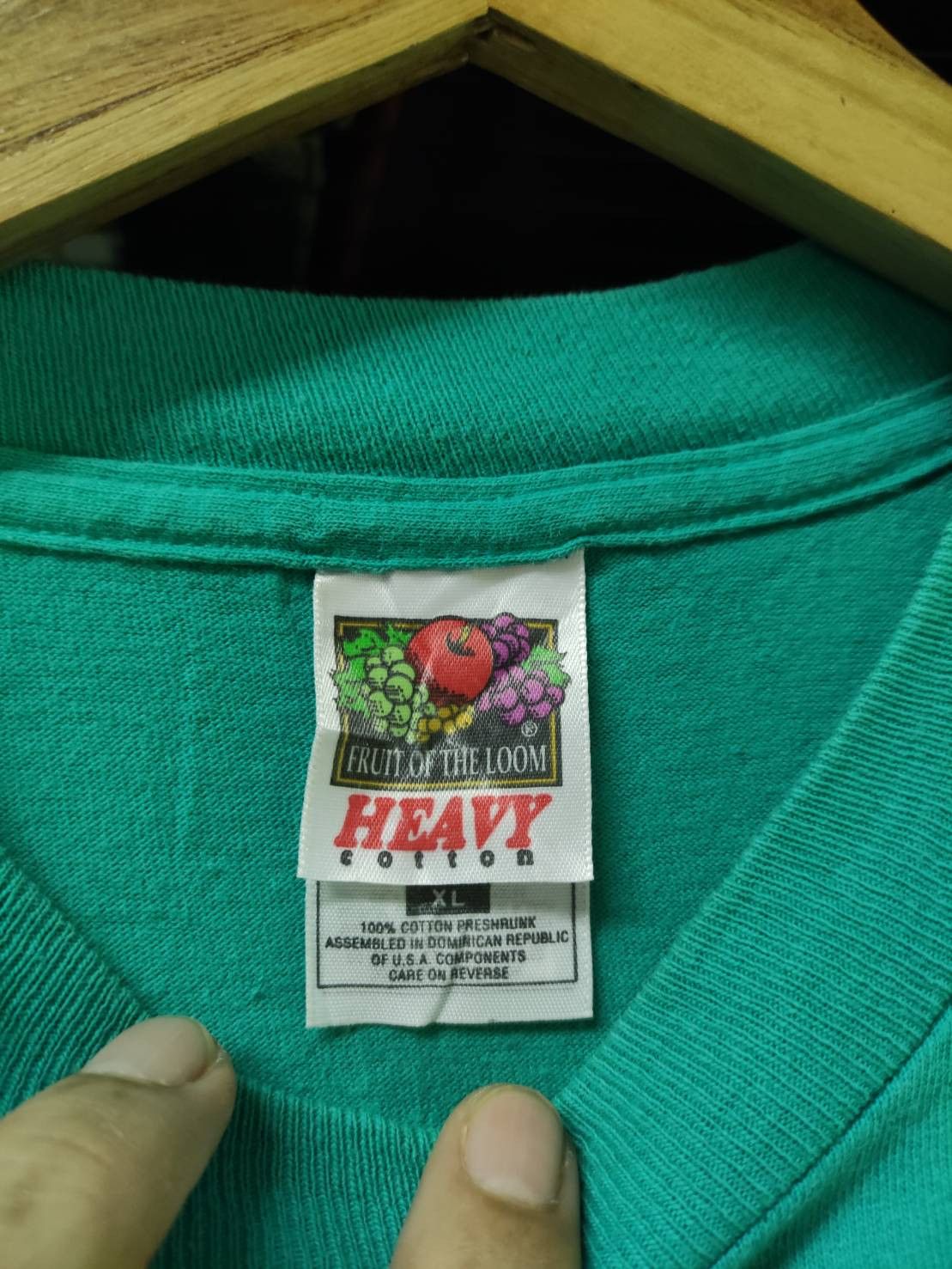 Polo Ralph Lauren Vtg 90's Polo Ralph Lauren Logo Mint Color Shirt Size US XL / EU 56 / 4 - 6 Thumbnail