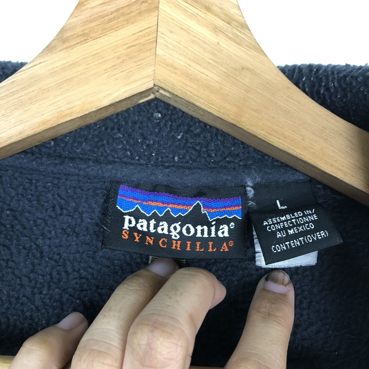 Patagonia 🔥VINTAGE PATAGONIA SYNCHILLA FLEECE JACKET Size US L / EU 52-54 / 3 - 10 Thumbnail