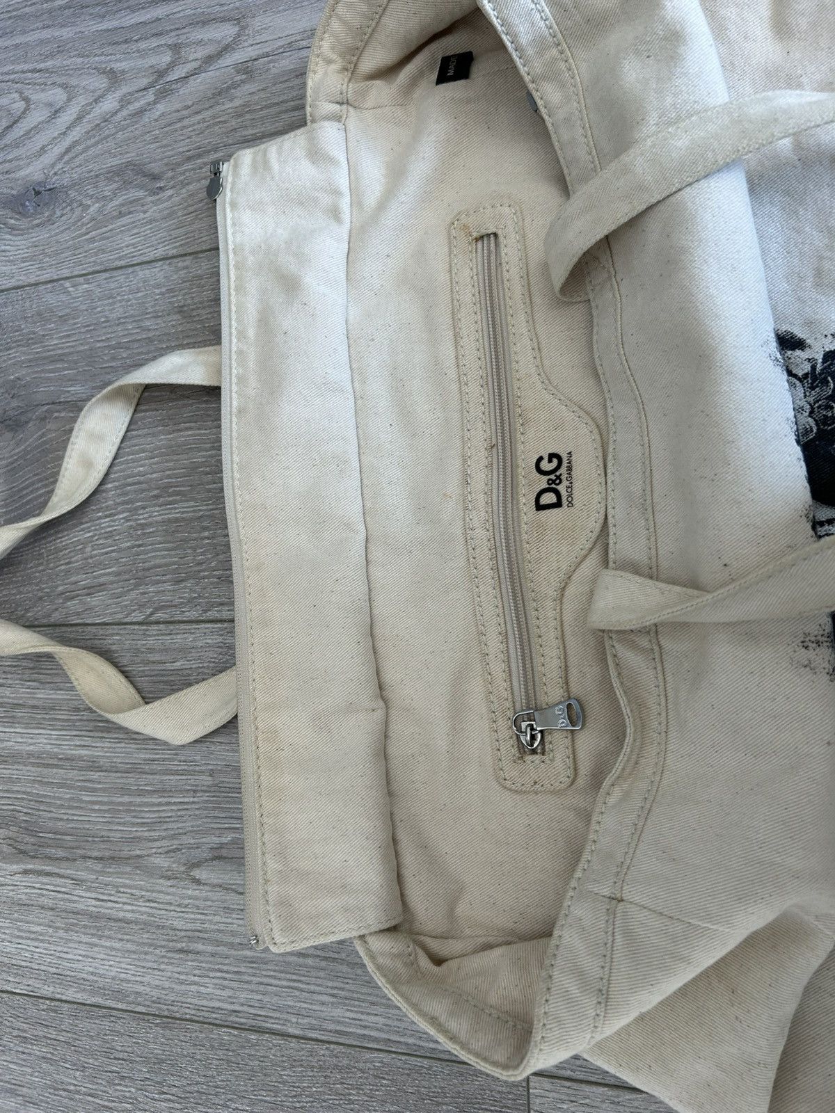 Dolce & Gabbana D& G Canvas Tote, Medium Size Size ONE SIZE - 3 Thumbnail