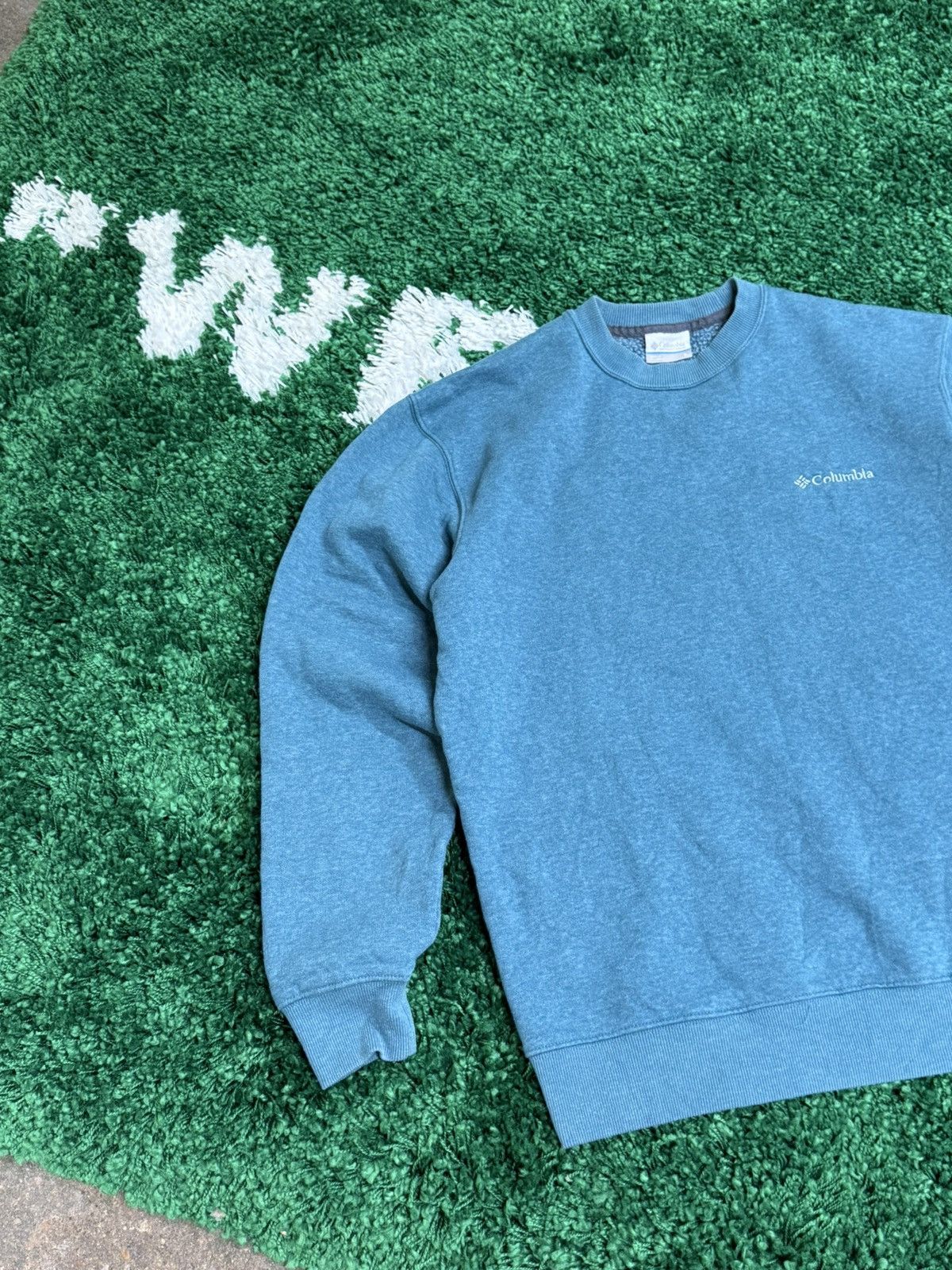 Columbia × Vintage Vinage Blue Embroidered Columbia Sweatshirt Small S Size US S / EU 44-46 / 1 - 2 Thumbnail