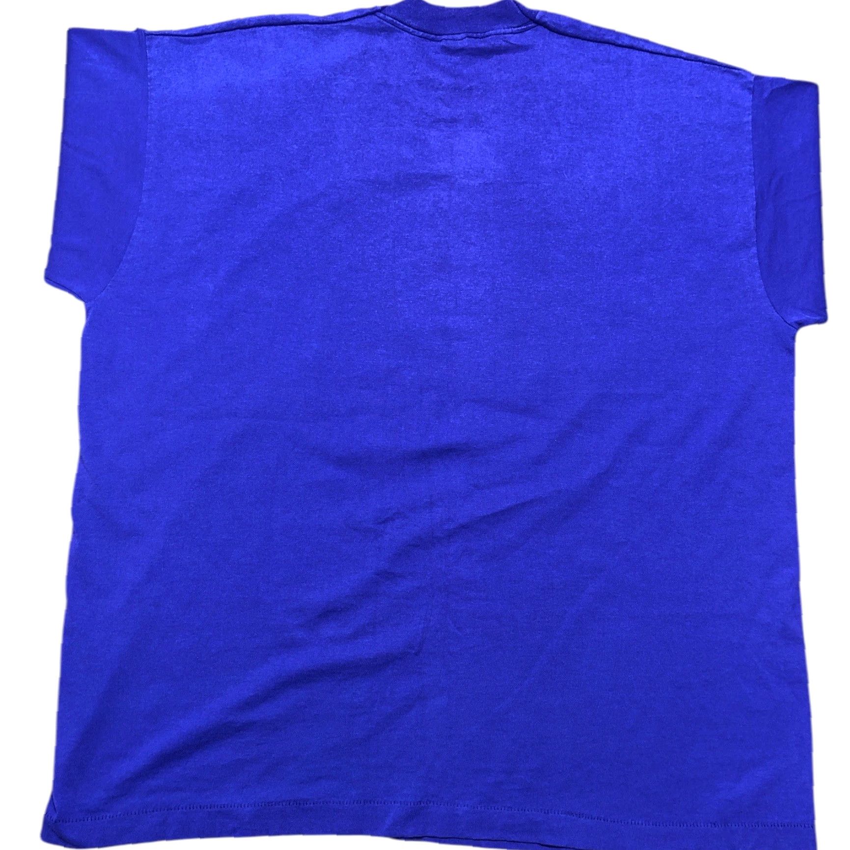 Fruit Of The Loom VINTAGE Fruit of the Loom T-Shirt Short Sleeve Crew Neck 2XL Purple USA Made 80s 90s Moon Light Up The Night Size US XXL / EU 58 / 5 - 3 Thumbnail