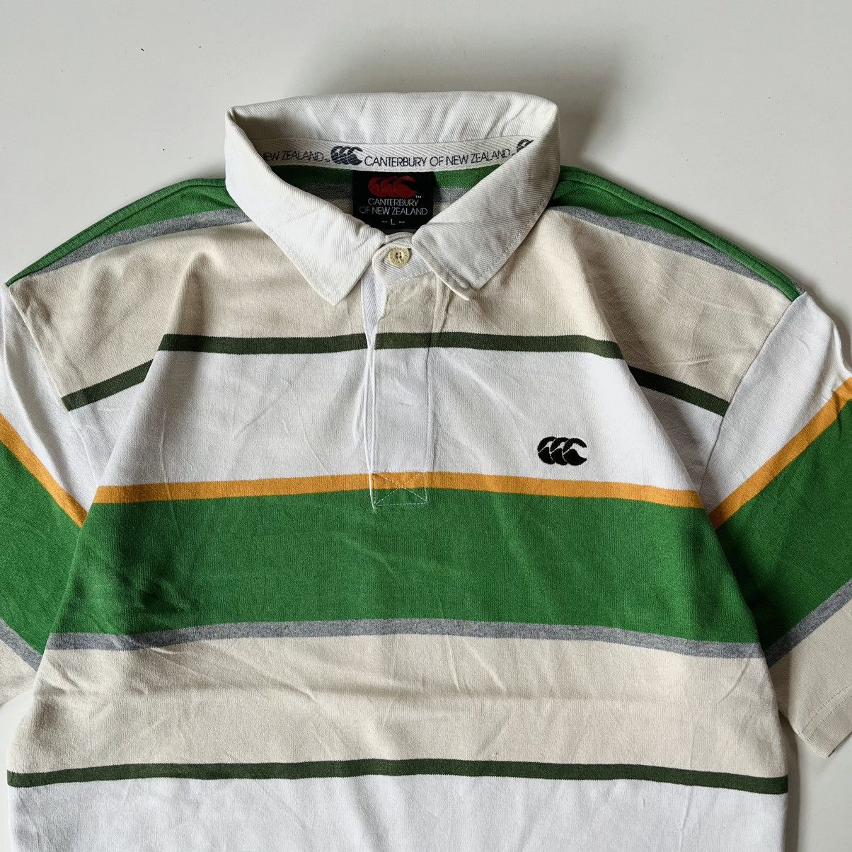 Canterbury of New Zealand Canterbury Of New Zealand Stripes Polo Shirt Size US L / EU 52-54 / 3 - 2 Thumbnail