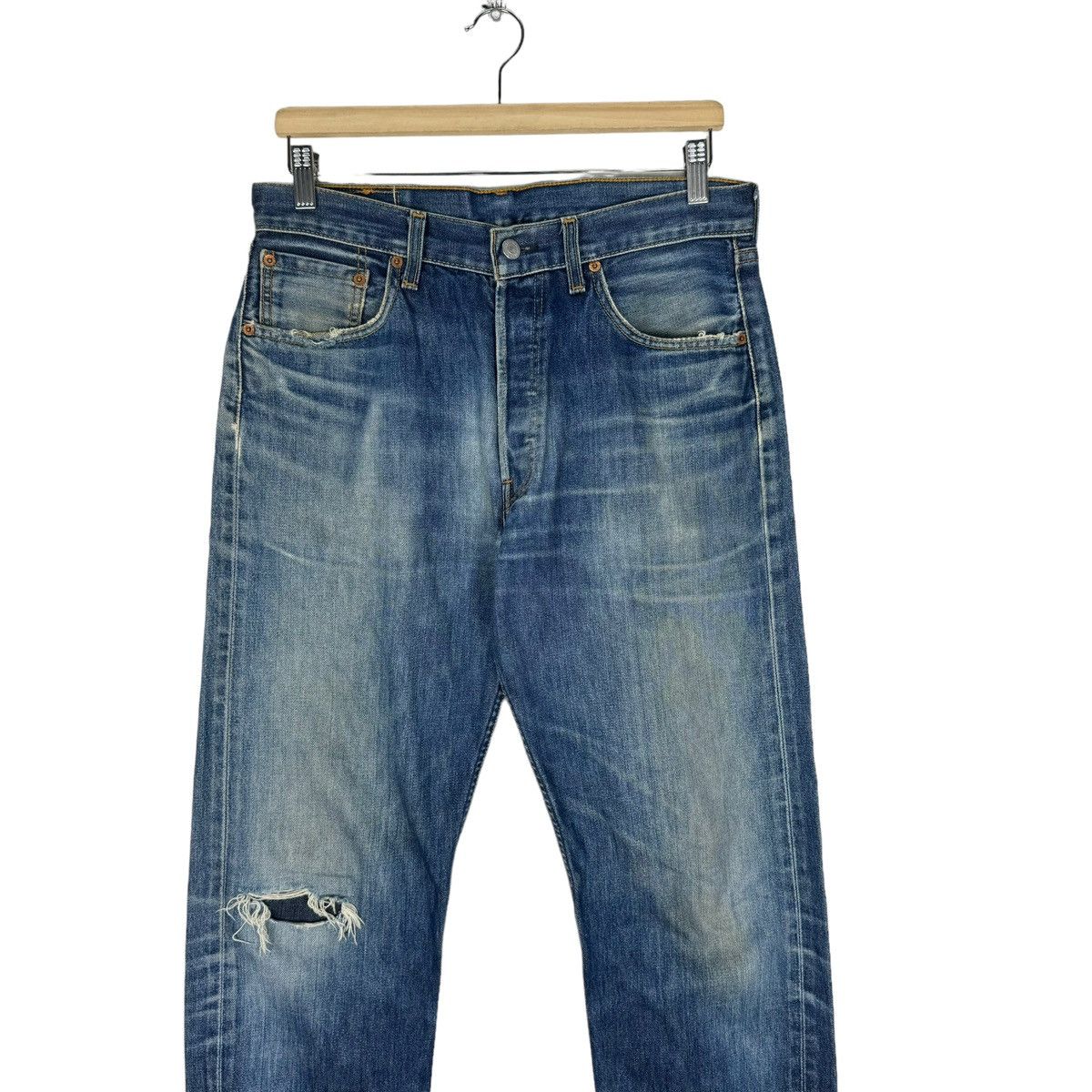 Levi's 🌟LEVIS 501 DENIM JEANS PANTS Size US 31 - 3 Thumbnail