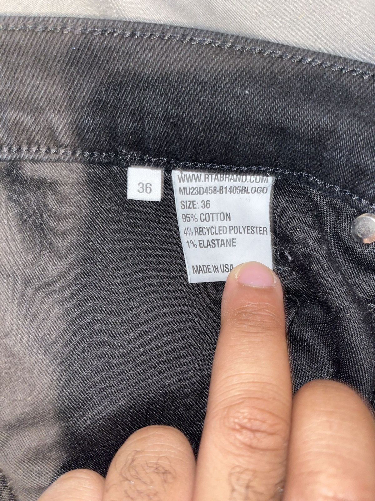 Rta Slim Fit Jean RTA pants Size US 36 / EU 52 - 4 Thumbnail