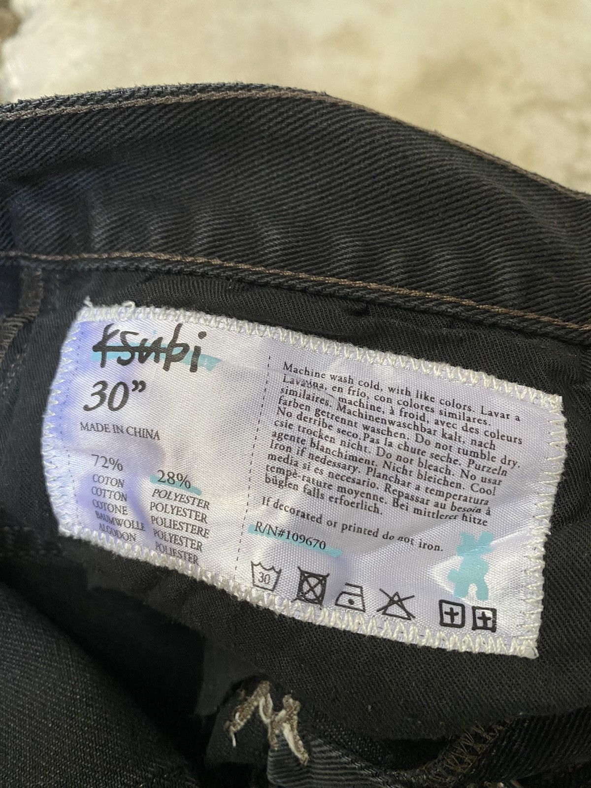 Ksubi Birdman black nine O jeans Size US 30 / EU 46 - 13 Thumbnail