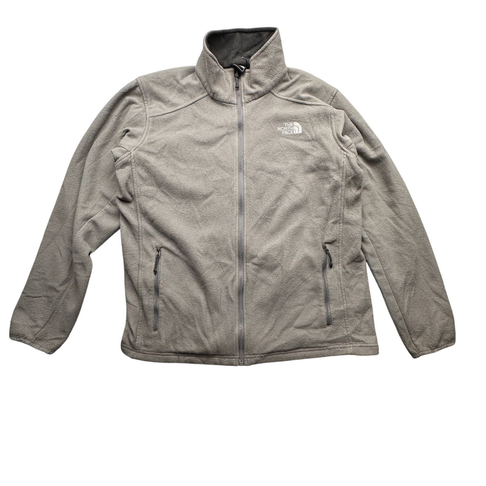 The North Face The North Face Fleece Full Zip Jacket Gray Mens Large Logo Size US L / EU 52-54 / 3 - 1 Thumbnail