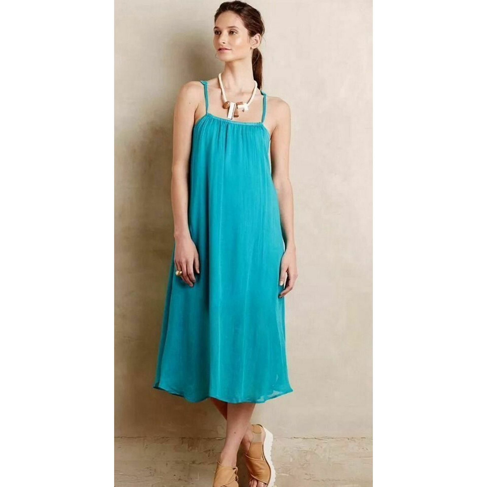 Anthropologie New Anthropologie Verano Midi Lace Back Dress $148 Medium Size M / US 6-8 / IT 42-44 - 1 Thumbnail