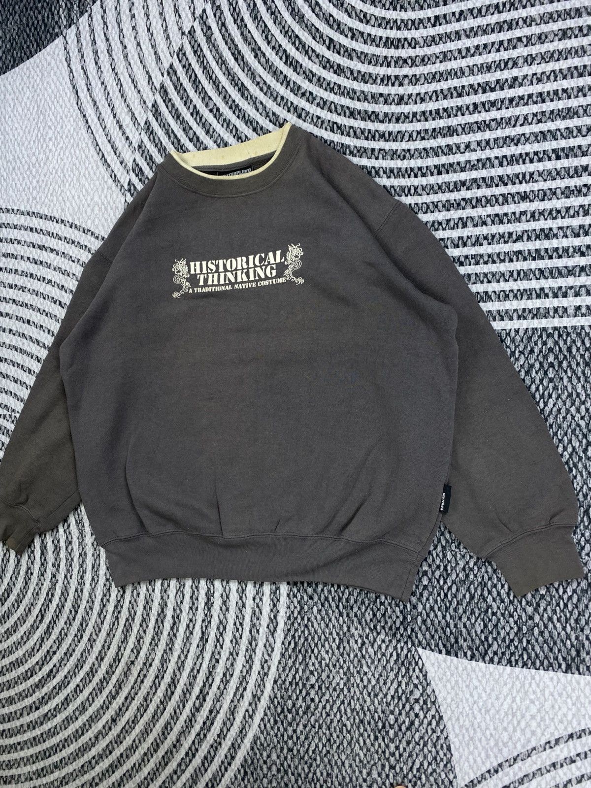 Japanese Brand Historical Thinking Dragonfly Back Hit Print LSweatshirt Size US L / EU 52-54 / 3 - 4 Thumbnail