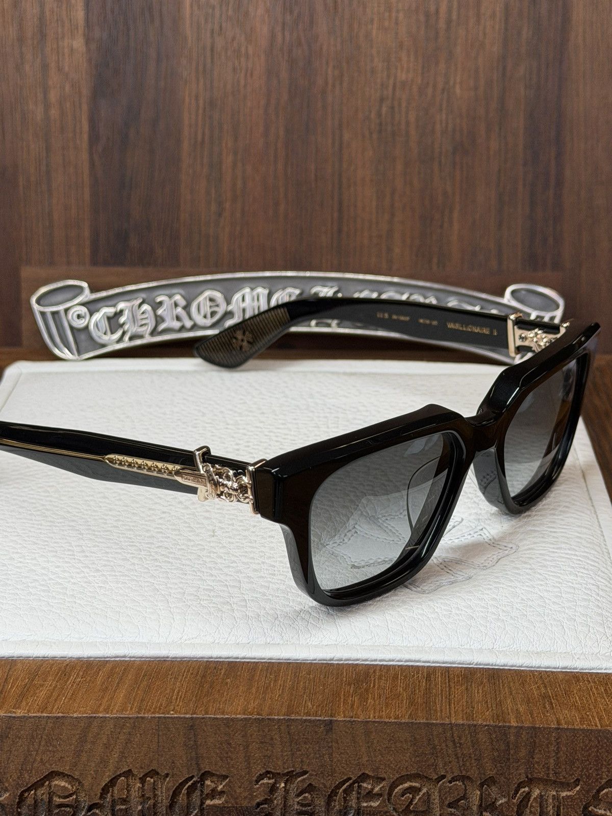 Chrome Hearts Chrome Hearts Vagillionaire II Sunglasses Size ONE SIZE - 7 Thumbnail