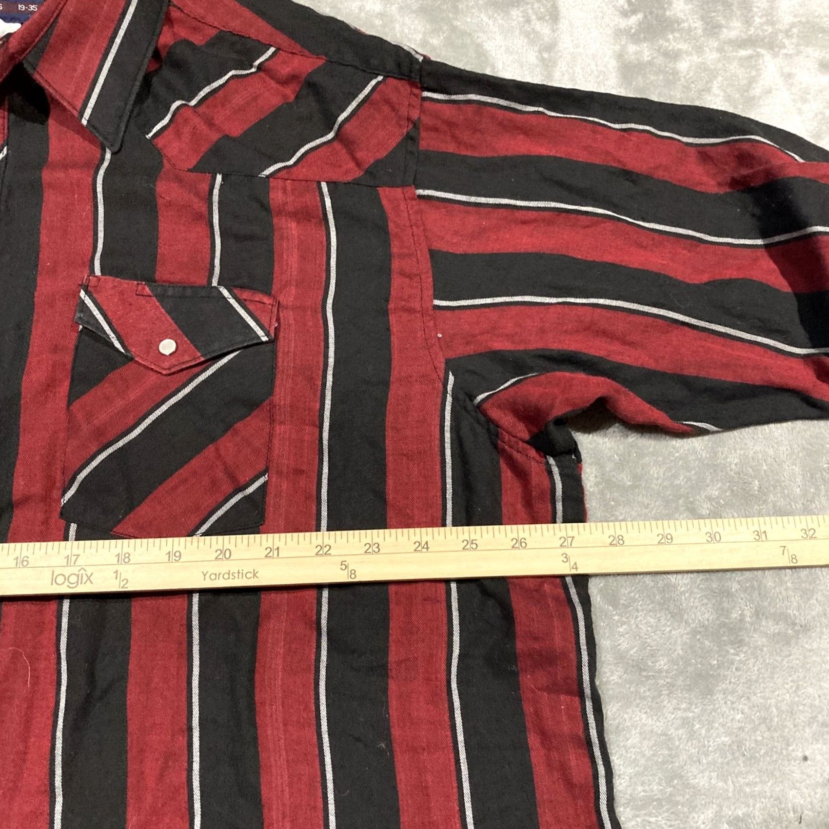 Wrangler Wrangler Cowboy Cut Pearl Snap Shirt 19-35 Regular Fit X Long Tails Western Shirt Mens Regular Multicolor Cowboy 90s? Size US XXL / EU 58 / 5 - 5 Thumbnail