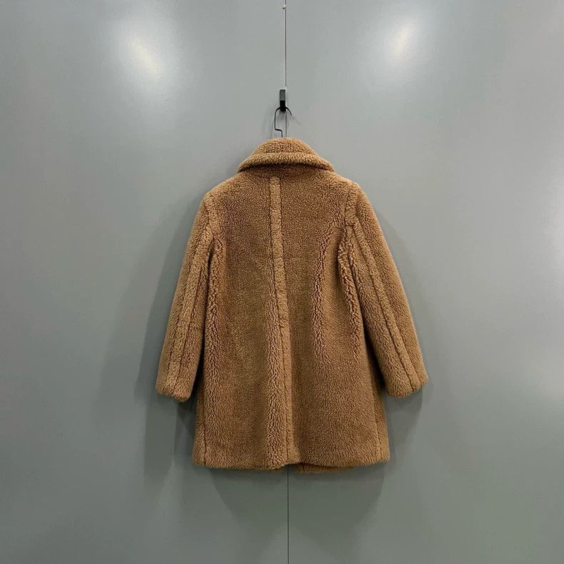 Max Mara Max Mara Brown Teddy Coat Jacket Size S / US 4 / IT 40 - 2 Thumbnail