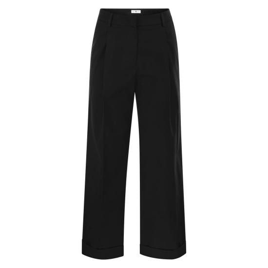 PT Torino PT TORINO Women Straight Pants CDVSNNZ00STD SD59 BLACK Size 27" / US 4 / IT 40 - 1 Thumbnail