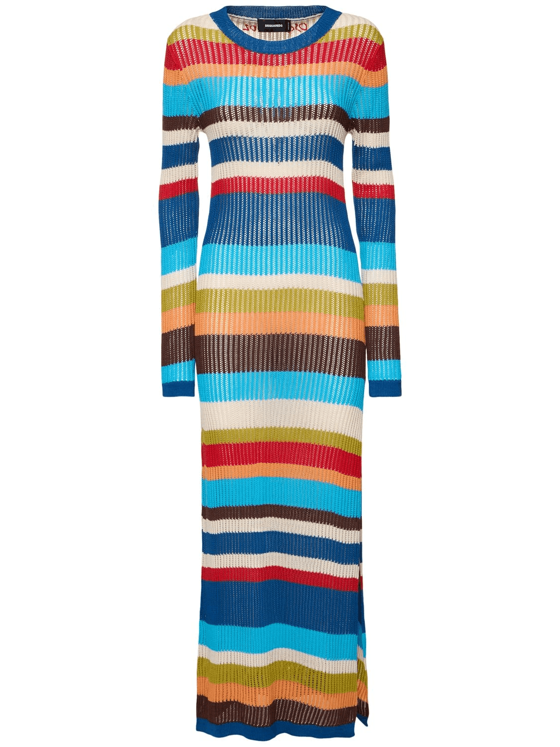 Etro DSQUARED2 $1115 Multicolor Long Dress New & Authentic Size XXS / US 00 / IT 34 - 3 Thumbnail