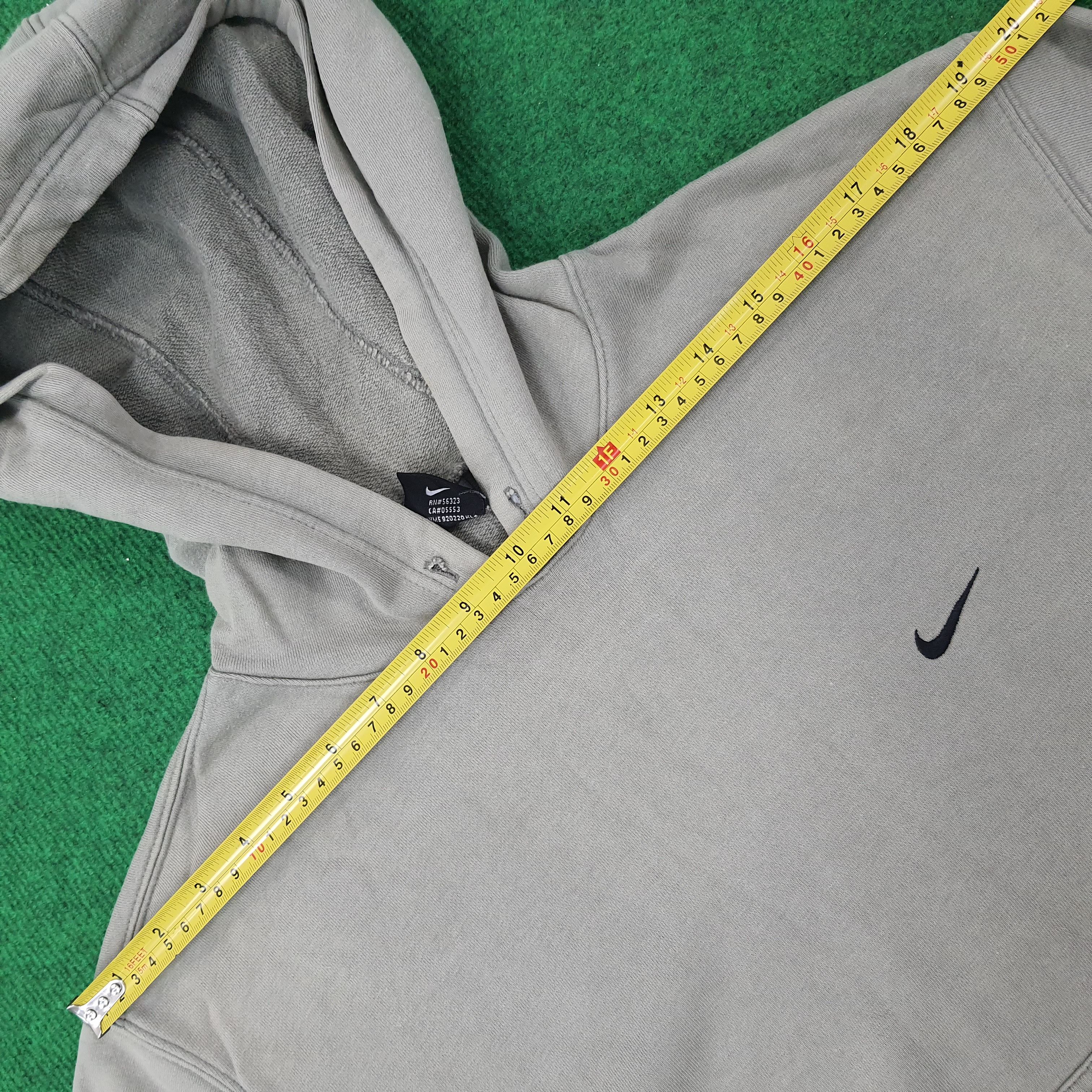 Nike × Vintage Vintage NIKE Embroidered Swoosh Hoodie C215N18 Size US L / EU 52-54 / 3 - 9 Thumbnail