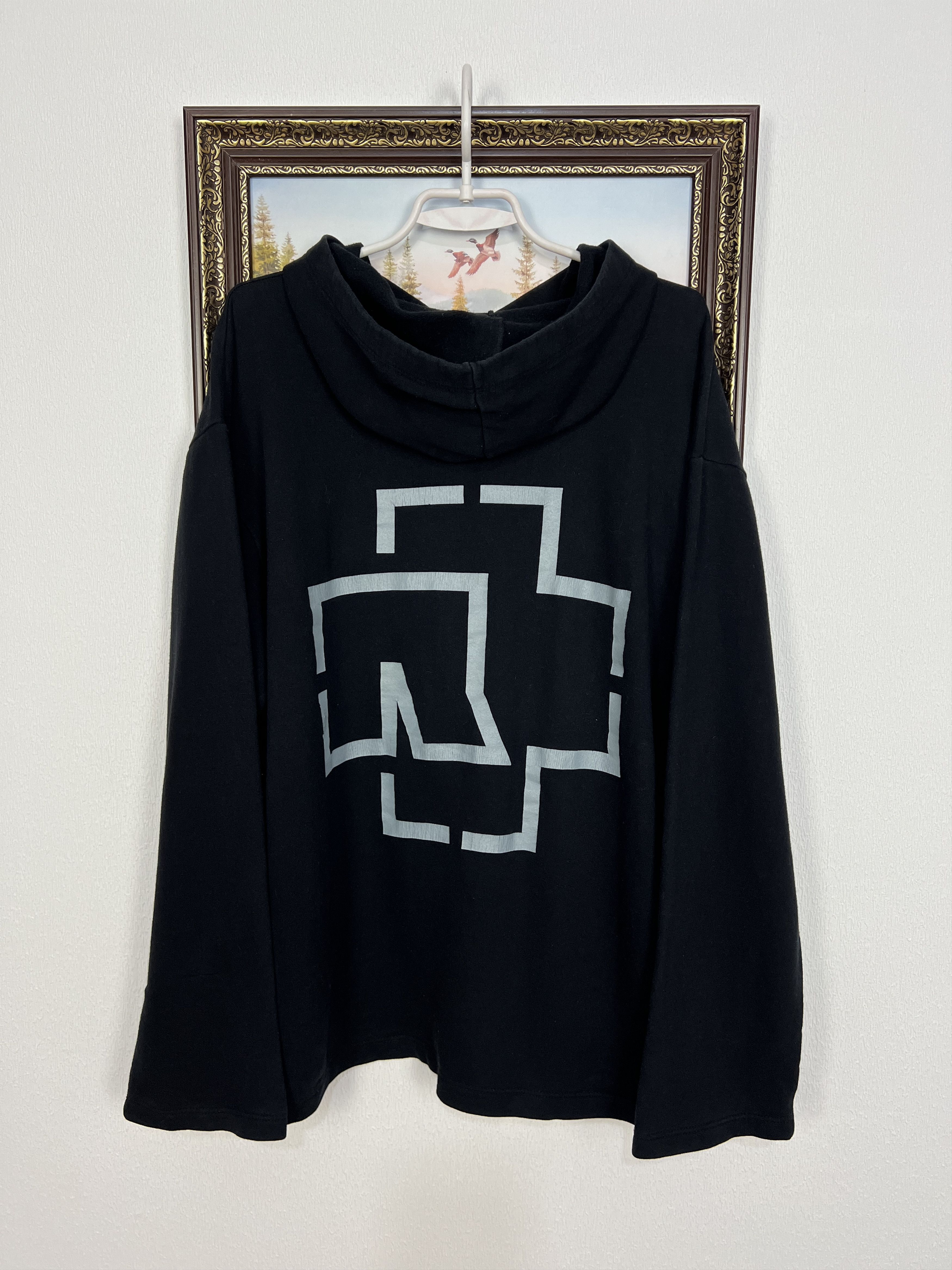 Vintage Vintage Rammstein Over Print Hoodie Band Jacket Rare Hype Size US XXL / EU 58 / 5 - 11 Thumbnail