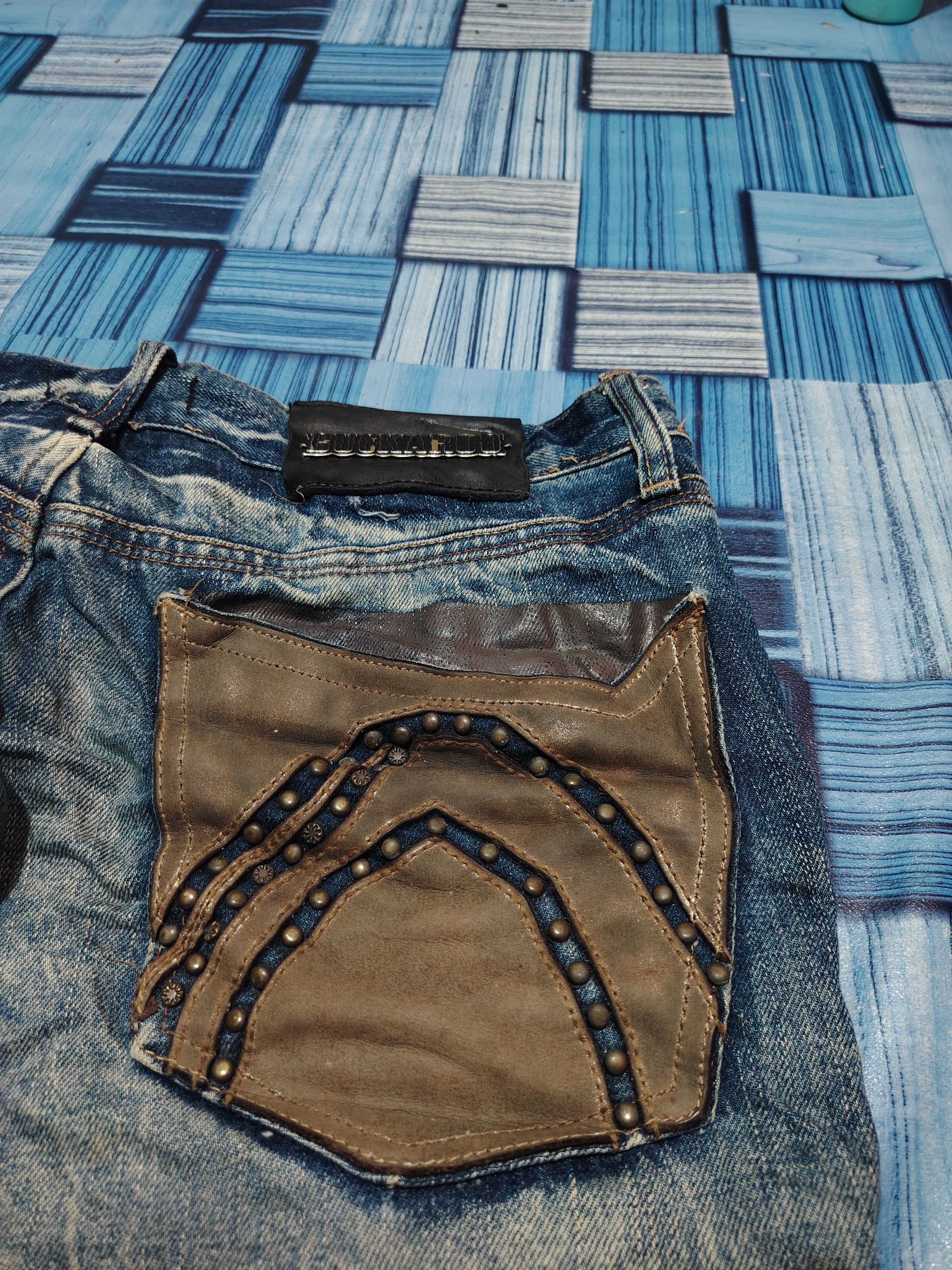 Kapital Japanese Buckaroo Jeans Distressed Denim Size US 32 / EU 48 - 18 Thumbnail