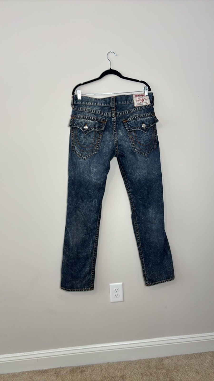 True Religion True Religion Section Straight Jeans Size US 33 - 4 Thumbnail