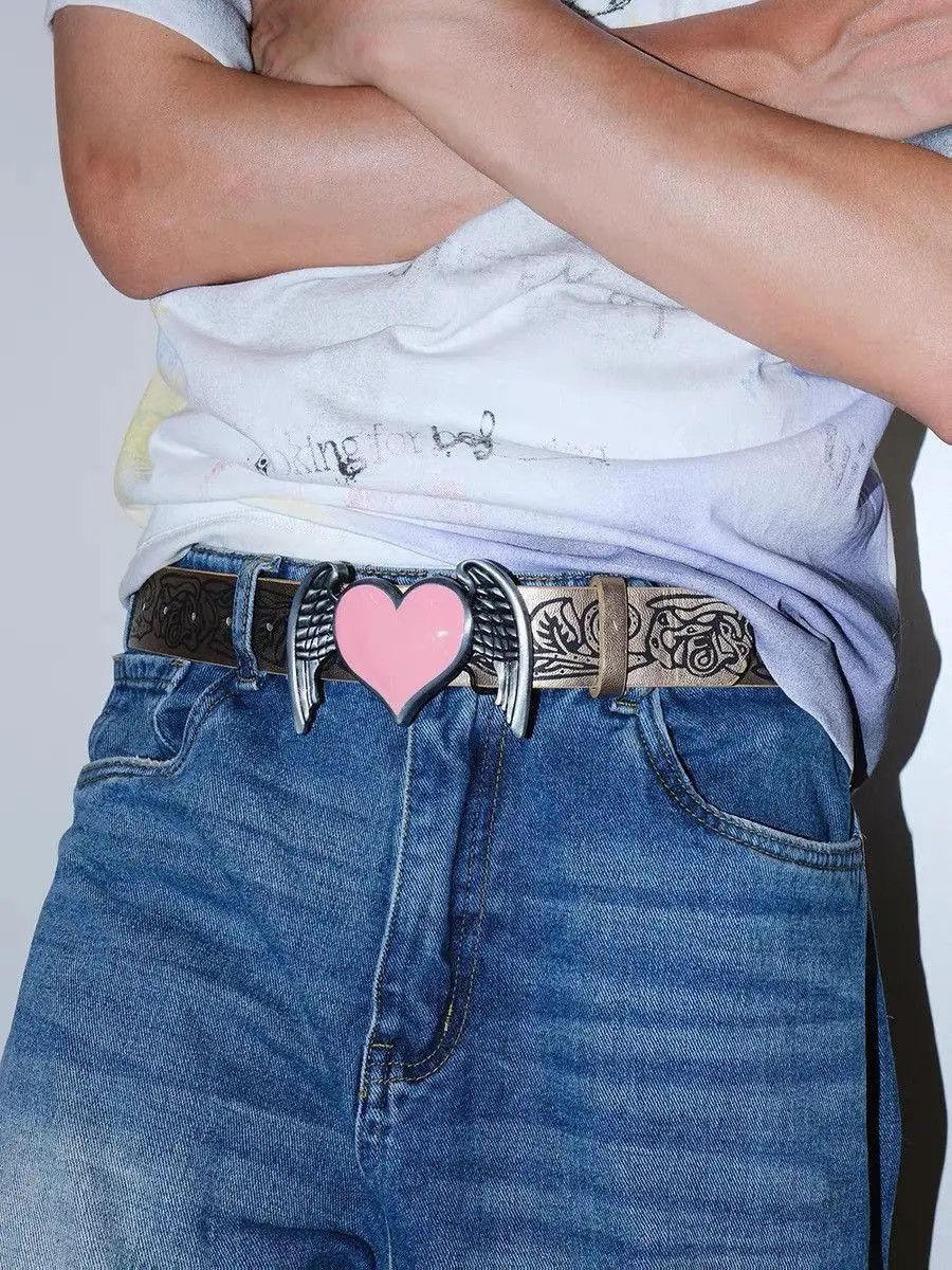 Japanese Brand × Other Pink Heart Waist Belt Pants Chain Size ONE SIZE - 2 Thumbnail
