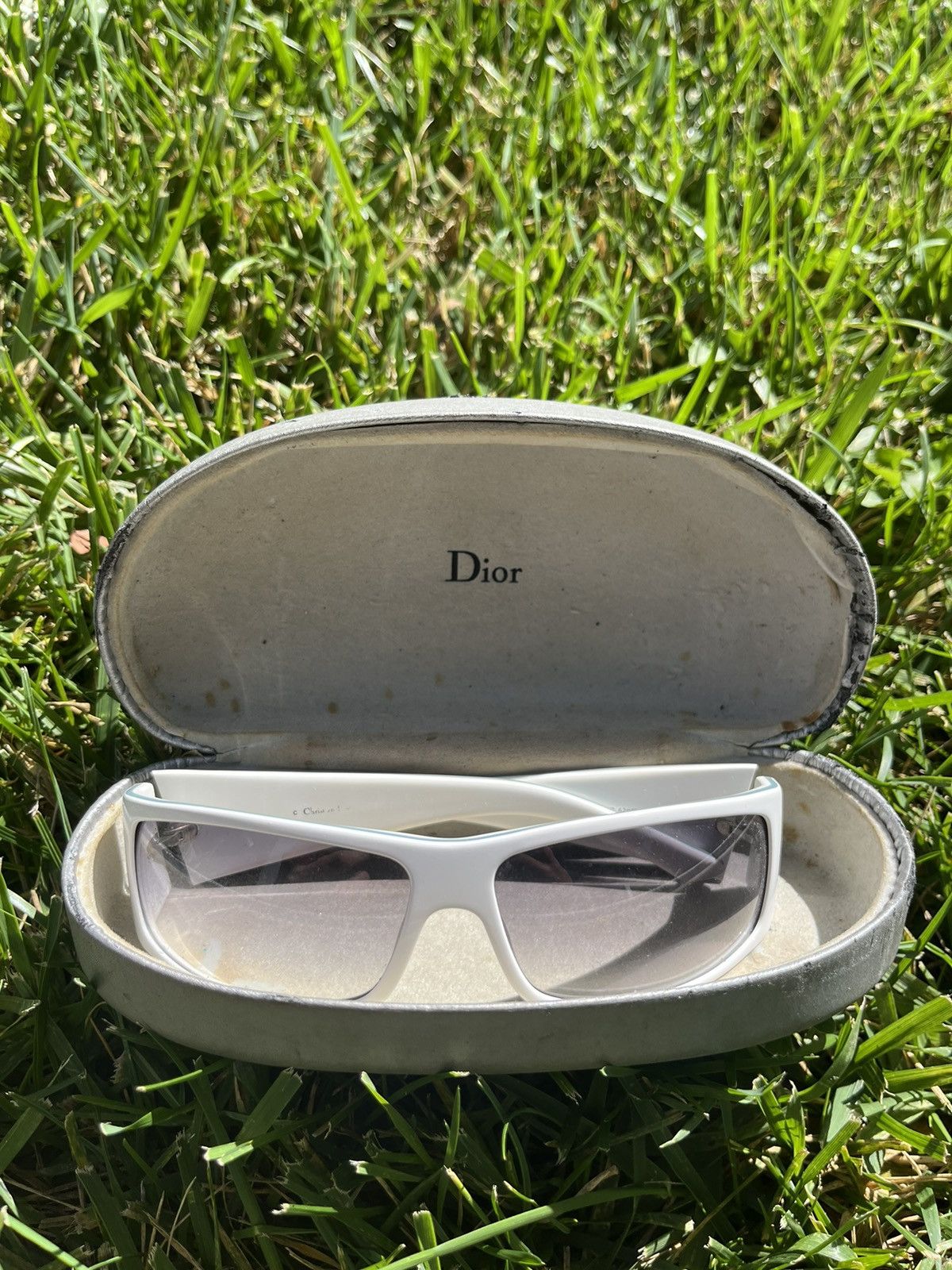 Christian Dior Monsieur Vintage Dior Logo Wraparound Sunglasses Genuine 2000s Size ONE SIZE - 6 Thumbnail