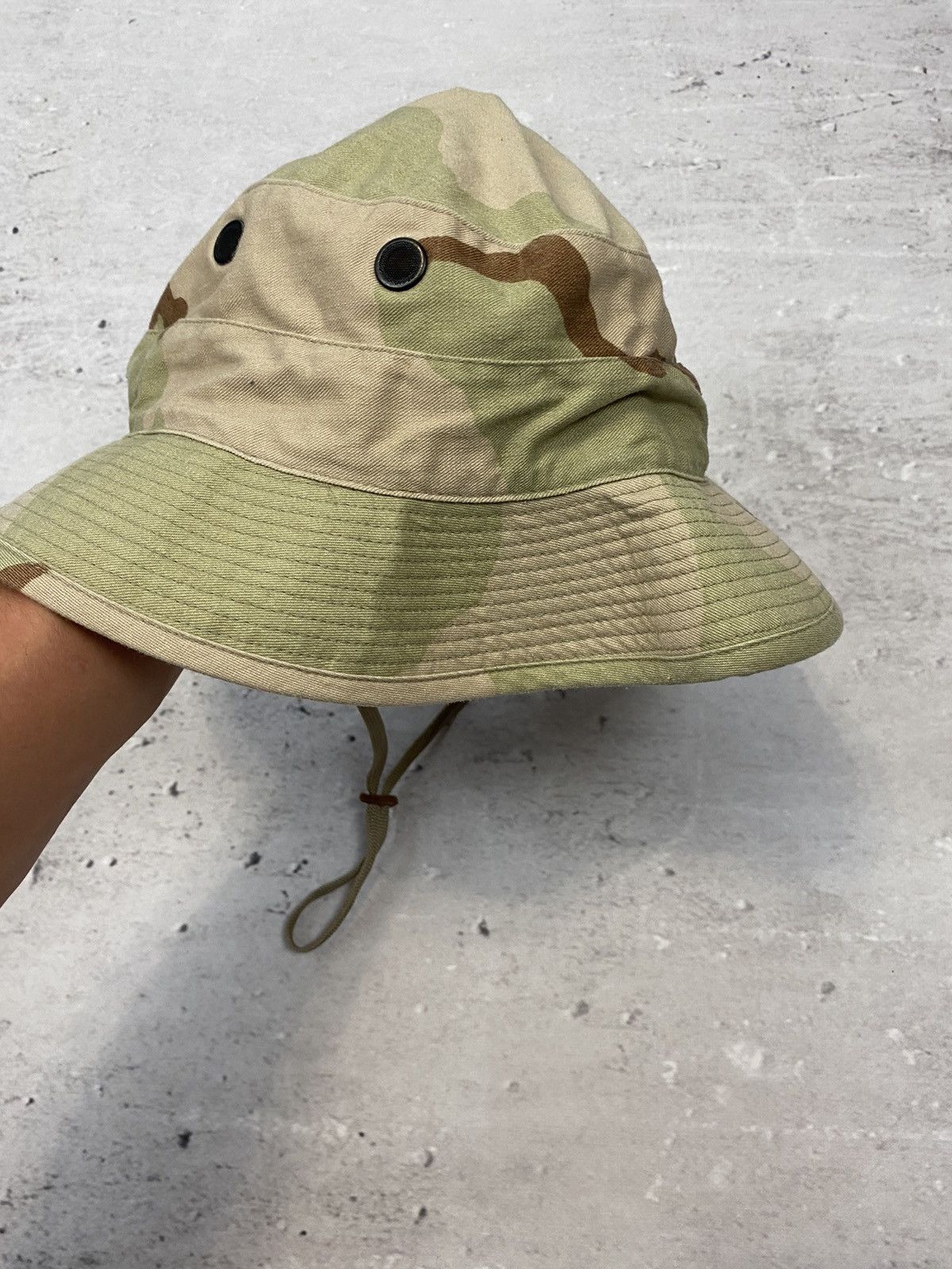Vintage Vintage US Army Camo Hat Size ONE SIZE - 4 Thumbnail