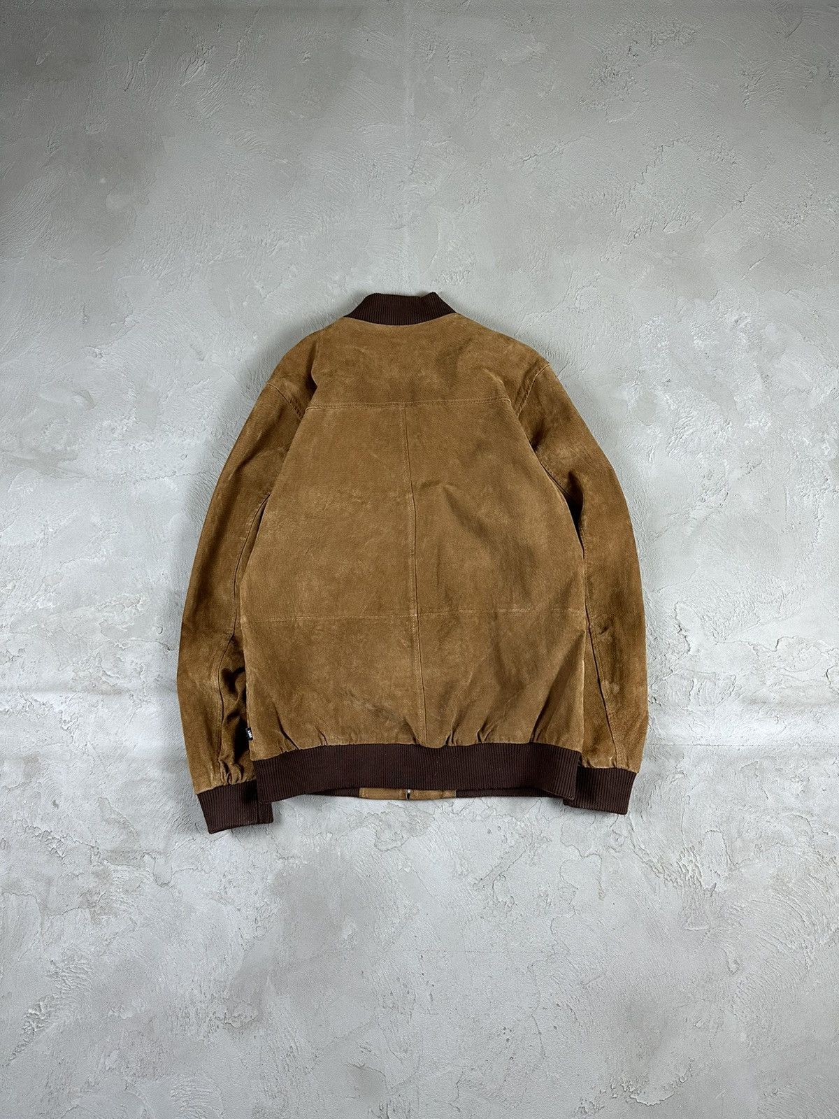 Obey Obey Suede Leather Boxy Bomber Jacket Size US M / EU 48-50 / 2 - 10 Thumbnail