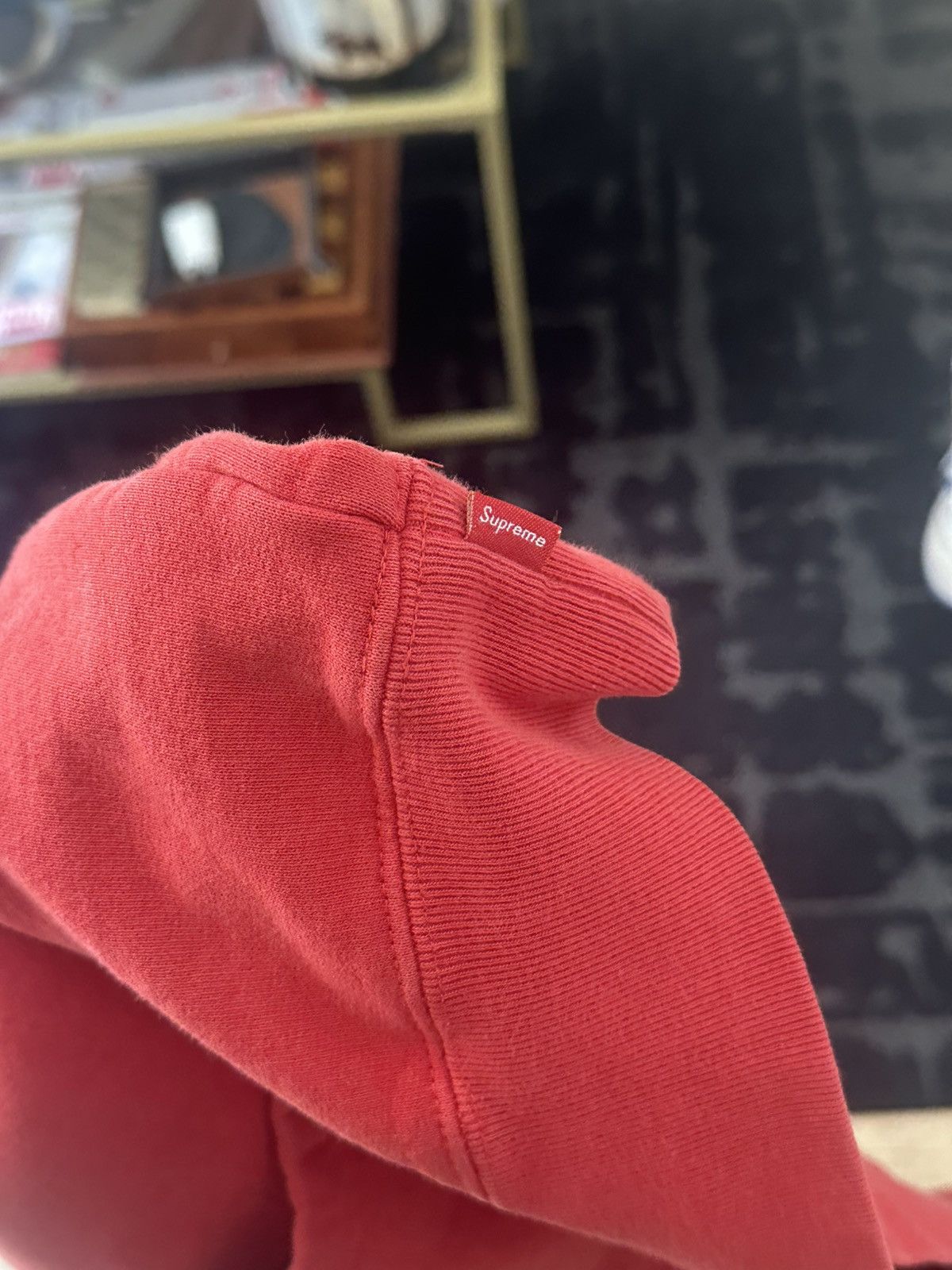 Supreme Supreme Collegiate Patchwork Leather Hooded Sweatshirt Size US M / EU 48-50 / 2 - 7 Thumbnail