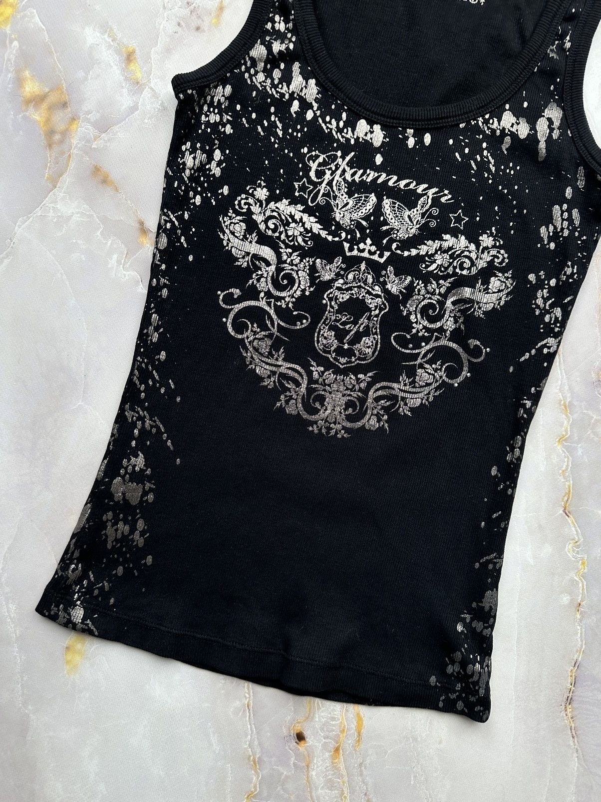 Japanese Brand Vintage Printed Tank Top Size XS / US 0-2 / IT 36-38 - 3 Thumbnail