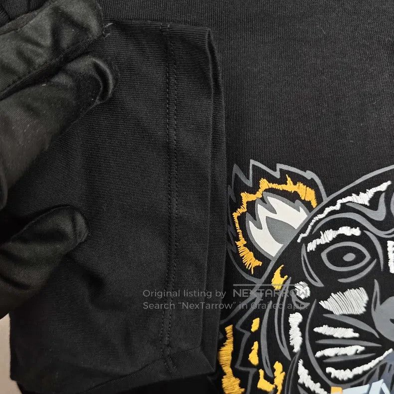 Kenzo Kenzo Black Classic Tiger Head Printed Logo Short-Sleeve T Size S / US 4 / IT 40 - 8 Thumbnail