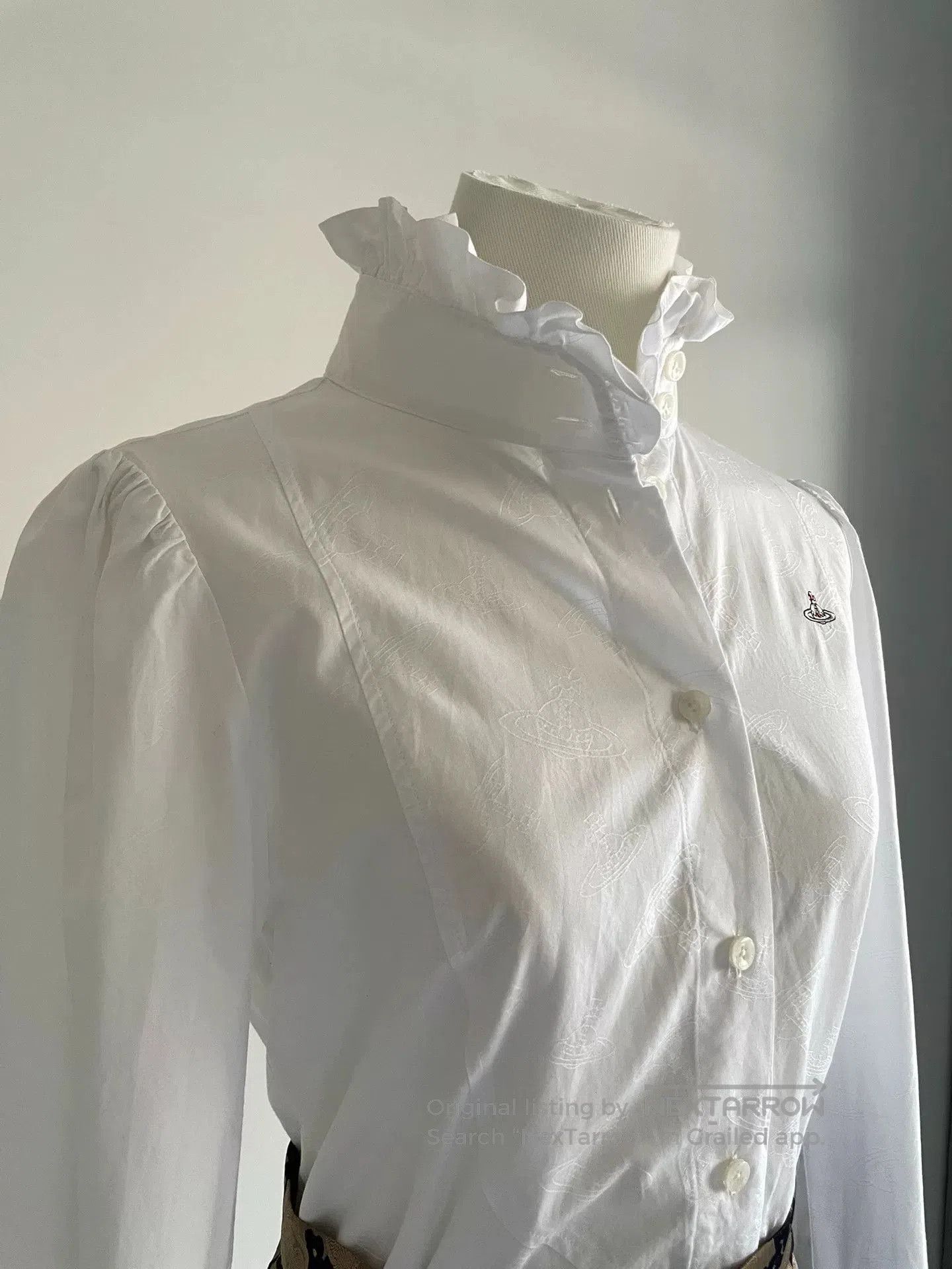 Vivienne Westwood vivienne westwood ruffled collar embroidered shirt. Size S / US 4 / IT 40 - 1 Thumbnail