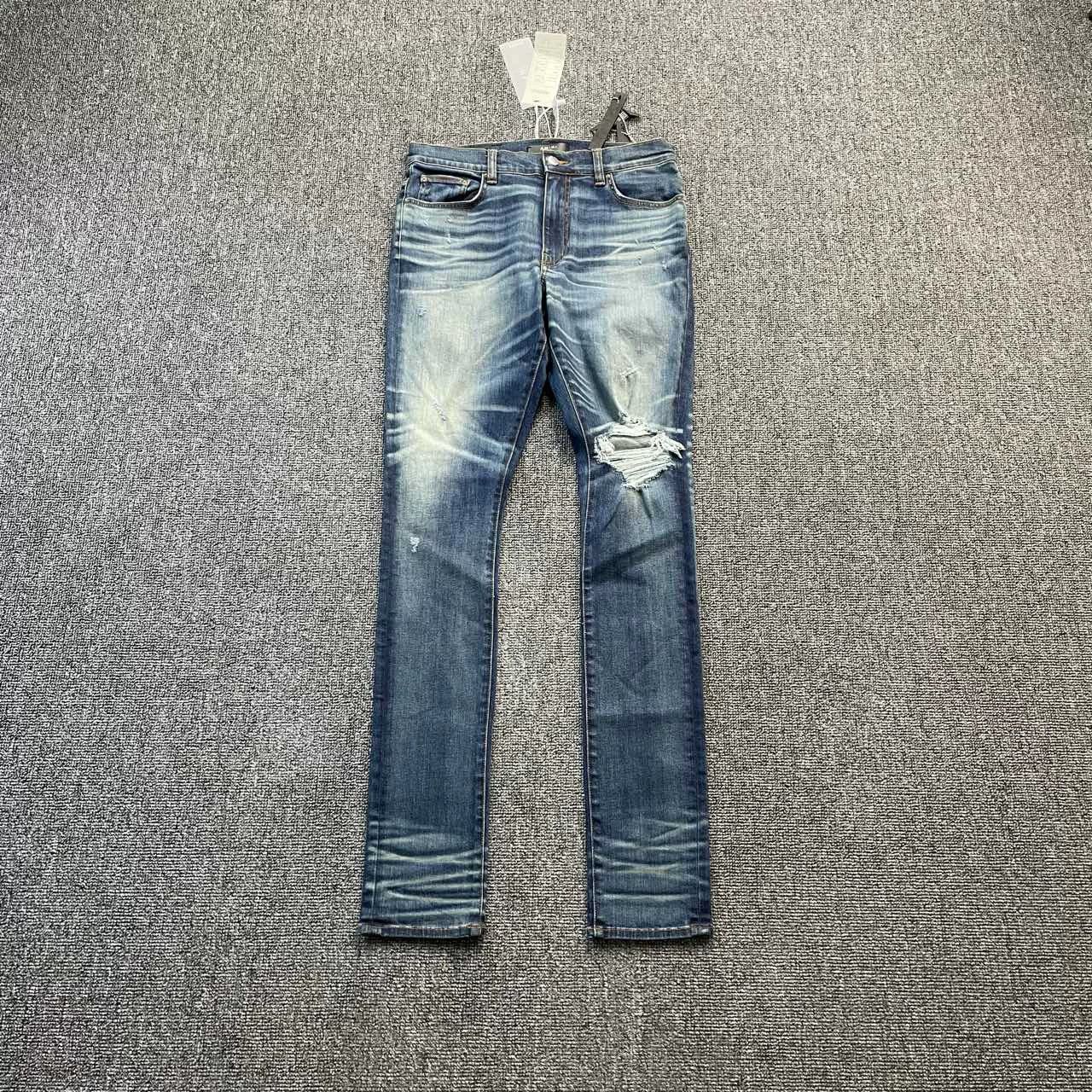Amiri AMIRI Washed Distressed Denim Jeans Size US 32 / EU 48 - 1 Thumbnail