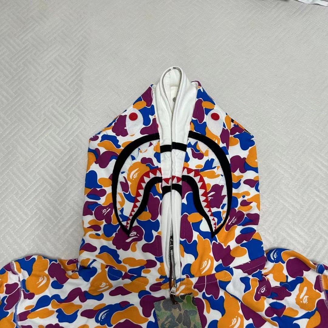 Bape BAPE LA LIMITED SHARK FULL ZIP HOODIE | Grailed