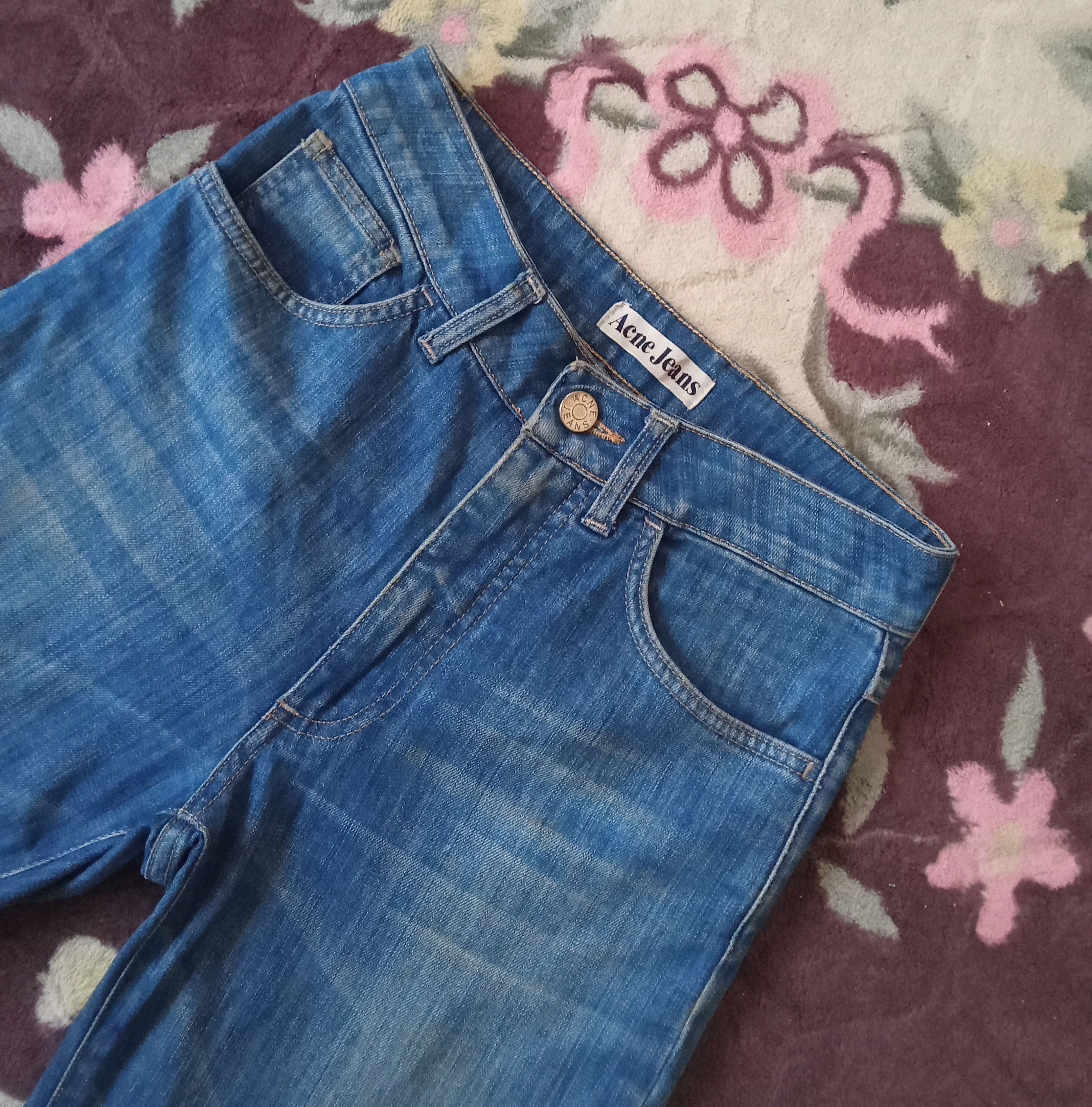 Acne Studios Acne Jeans Distressed Flare Design Size 27" / US 4 / IT 40 - 6 Thumbnail