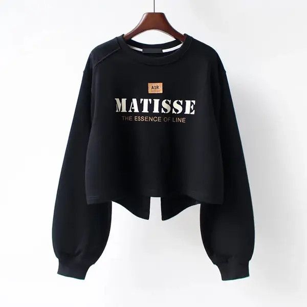 VIBE ashion Harajuku Printing Letter Korean Sweatshirts Size M / US 6-8 / IT 42-44 - 1 Thumbnail