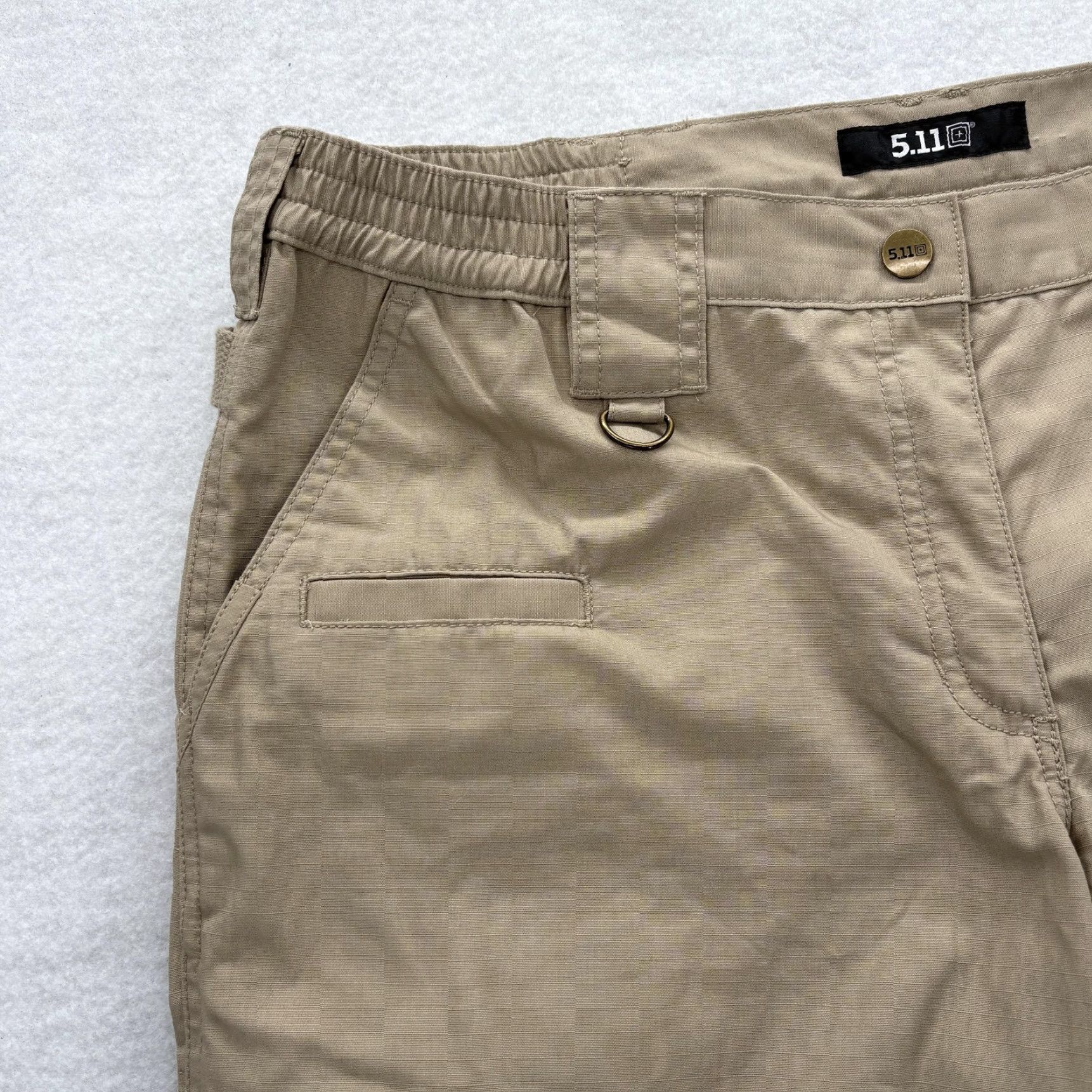 Vintage 5.11 Tactical Taclite Pro Pants Womens 16 Long Khaki Cargo Outdoor Ripstop Trail Size 38" / US 16 / IT 52 - 4 Thumbnail