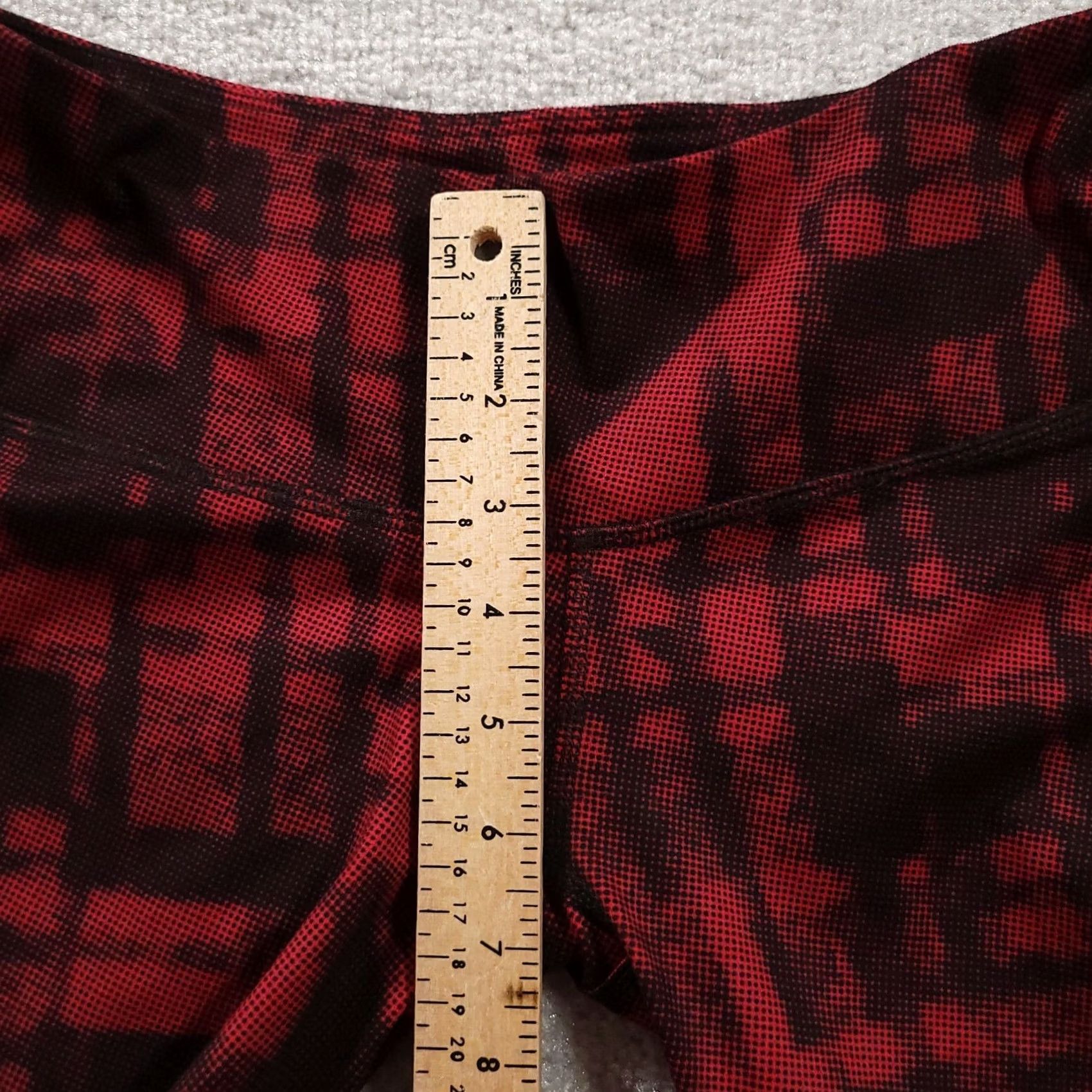 Vintage Cato Active Pants Leggings Red Black Heartthrob Size XS Womens Size 26" / US 2 / IT 38 - 6 Thumbnail