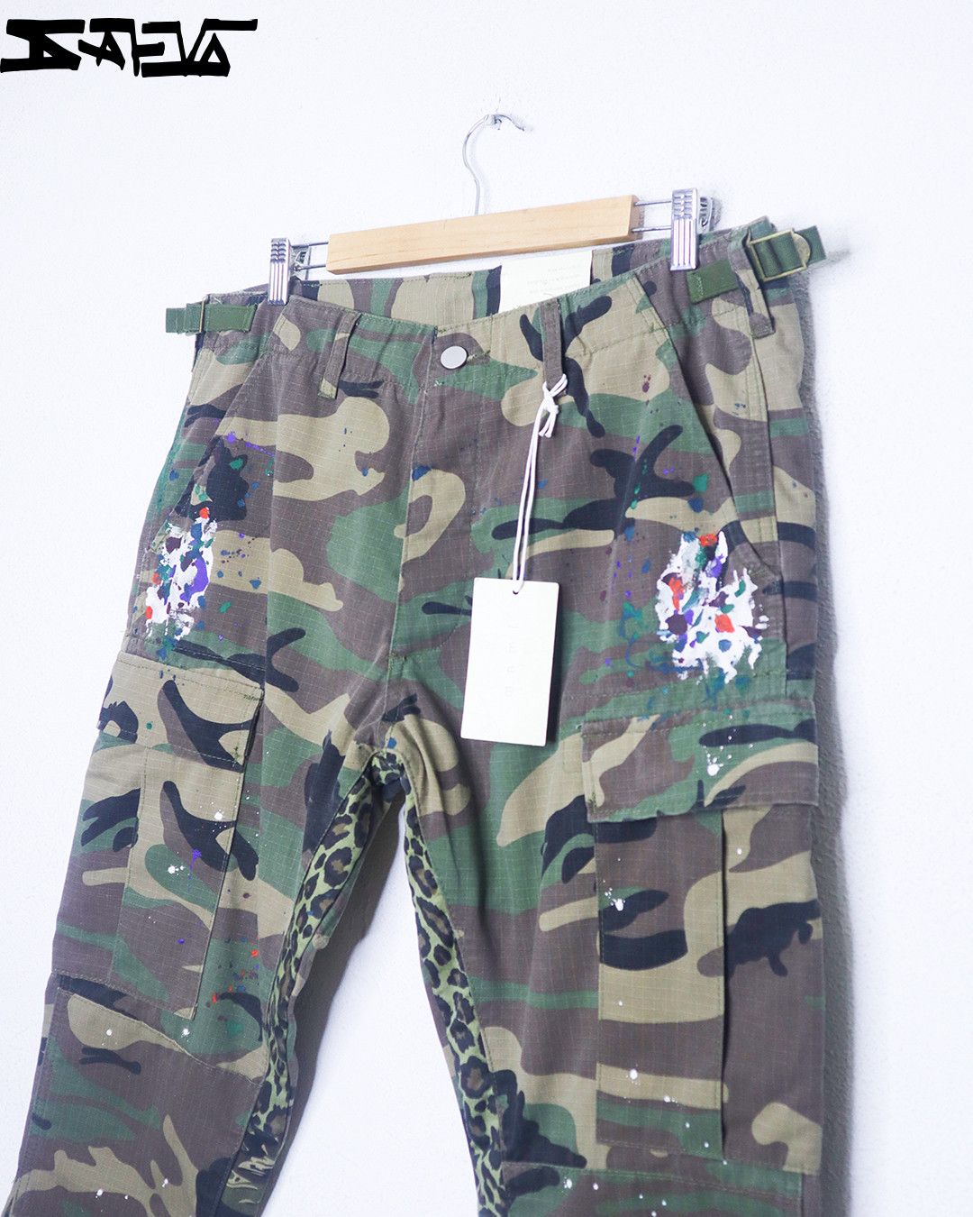 MNML Bootcut Cargo Flare Raw Pants NEW Size US 34 / EU 50 - 5 Thumbnail