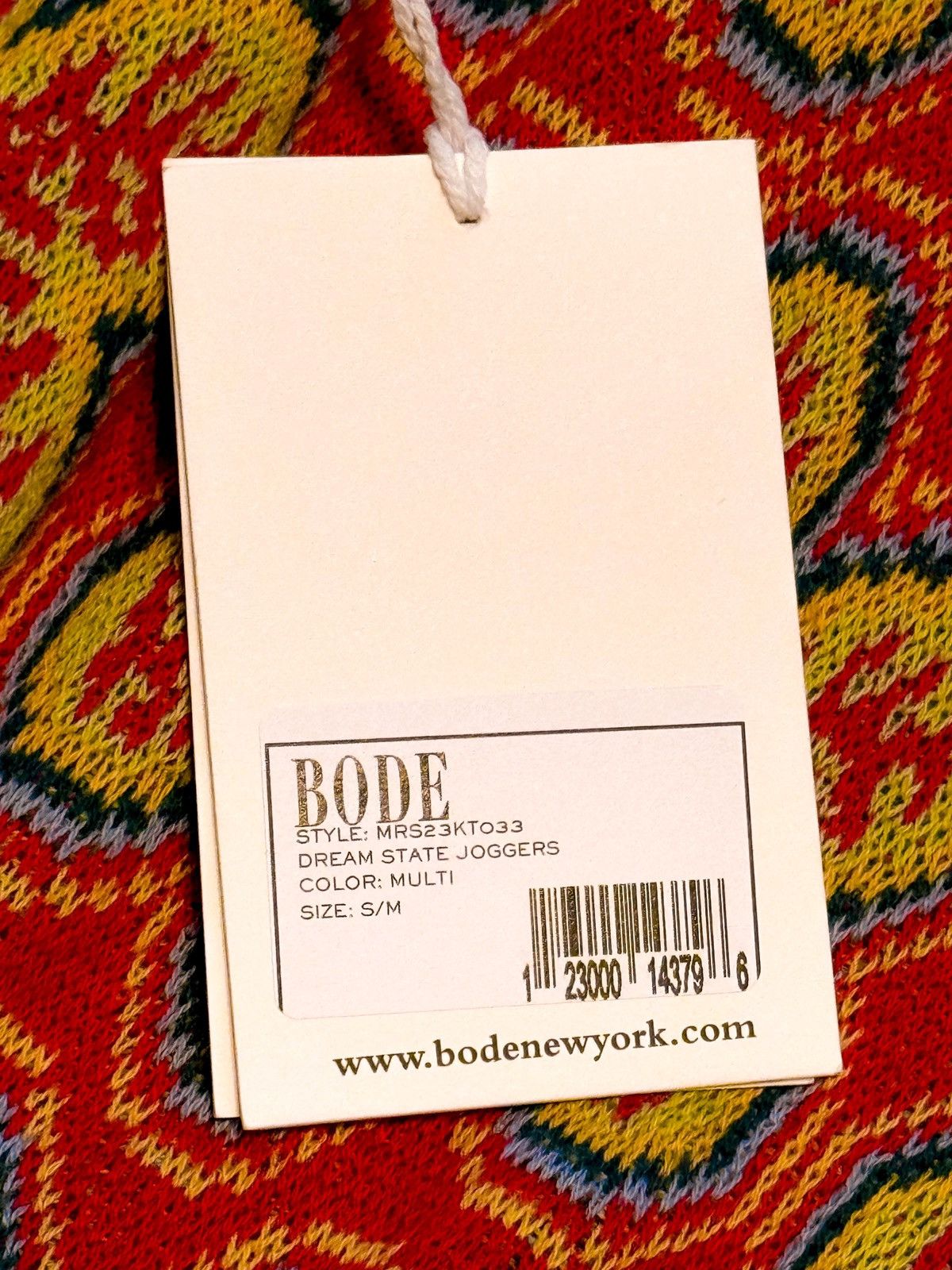 Bode Bode Dream State Joggers NWT Size US 30 / EU 46 - 6 Thumbnail