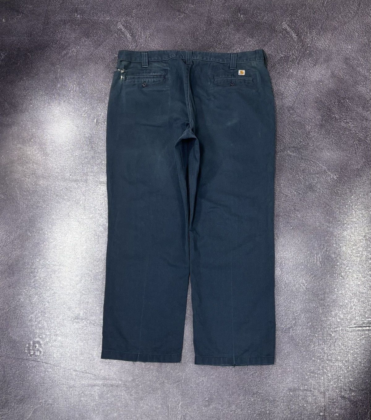 Carhartt Vintage 90s Carhartt Y2K Blended Navy Hype Baggy Twill Pants Size US 42 / EU 58 - 1 Thumbnail