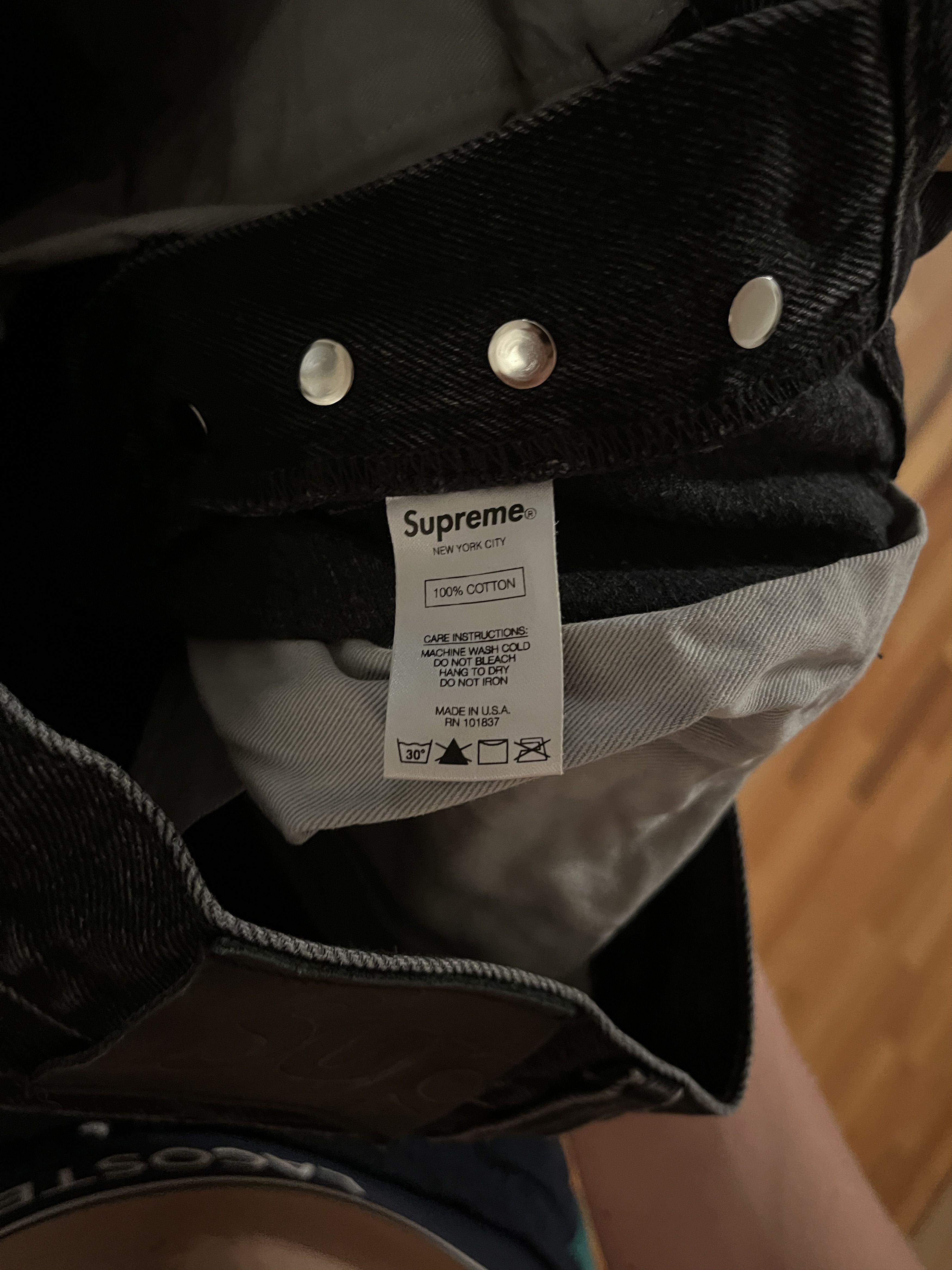 Supreme Black Supreme Denim Size US 30 / EU 46 - 7 Thumbnail
