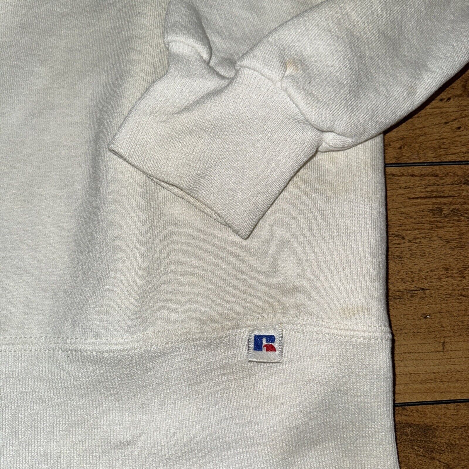 Champion × Russell Athletic × Vintage Russell Athletic Sweatshirt White L Made In USA 22x26 Size US L / EU 52-54 / 3 - 2 Thumbnail