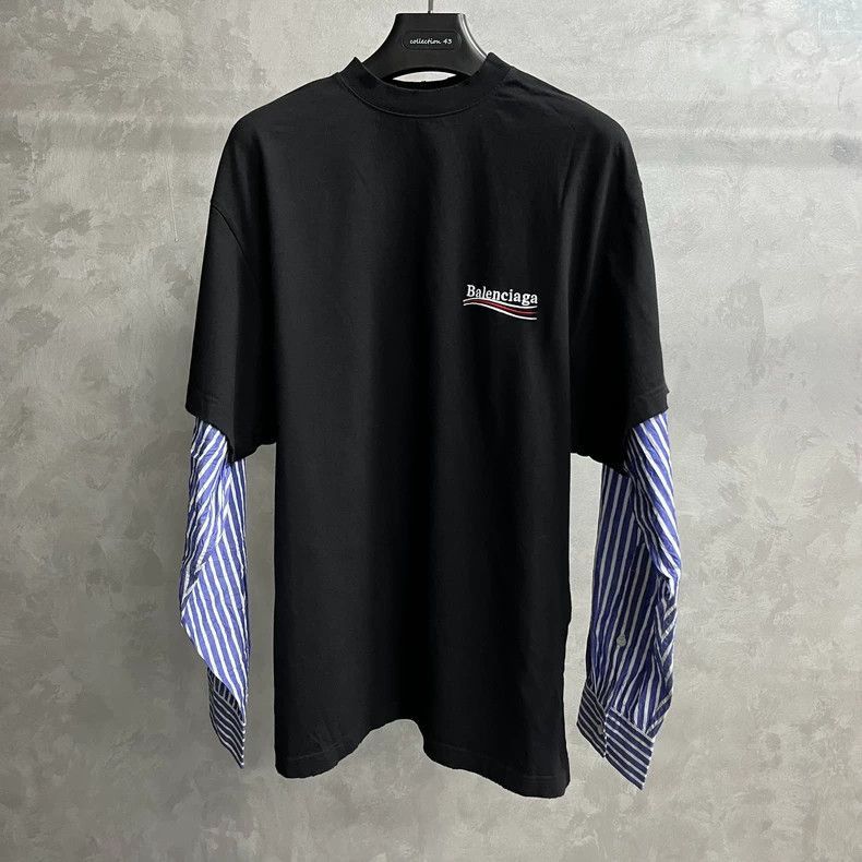 Balenciaga Balenciaga Black Casual Long Sleeve T-Shirt-2506 Size US M / EU 48-50 / 2 - 1 Thumbnail