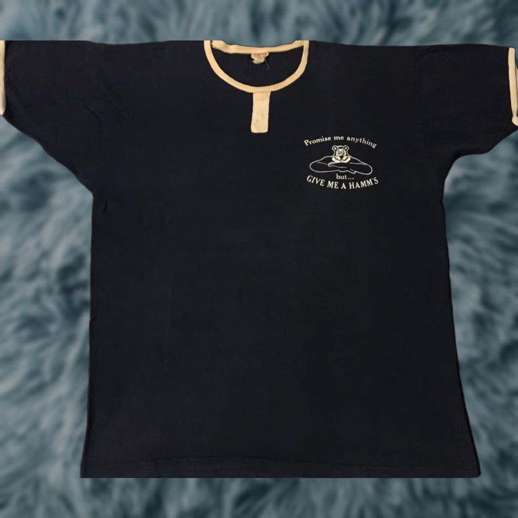 Champion VINTAGE Champion 60s Beer Promo Shirt M USA Bar Grunge Size US M / EU 48-50 / 2 - 1 Thumbnail