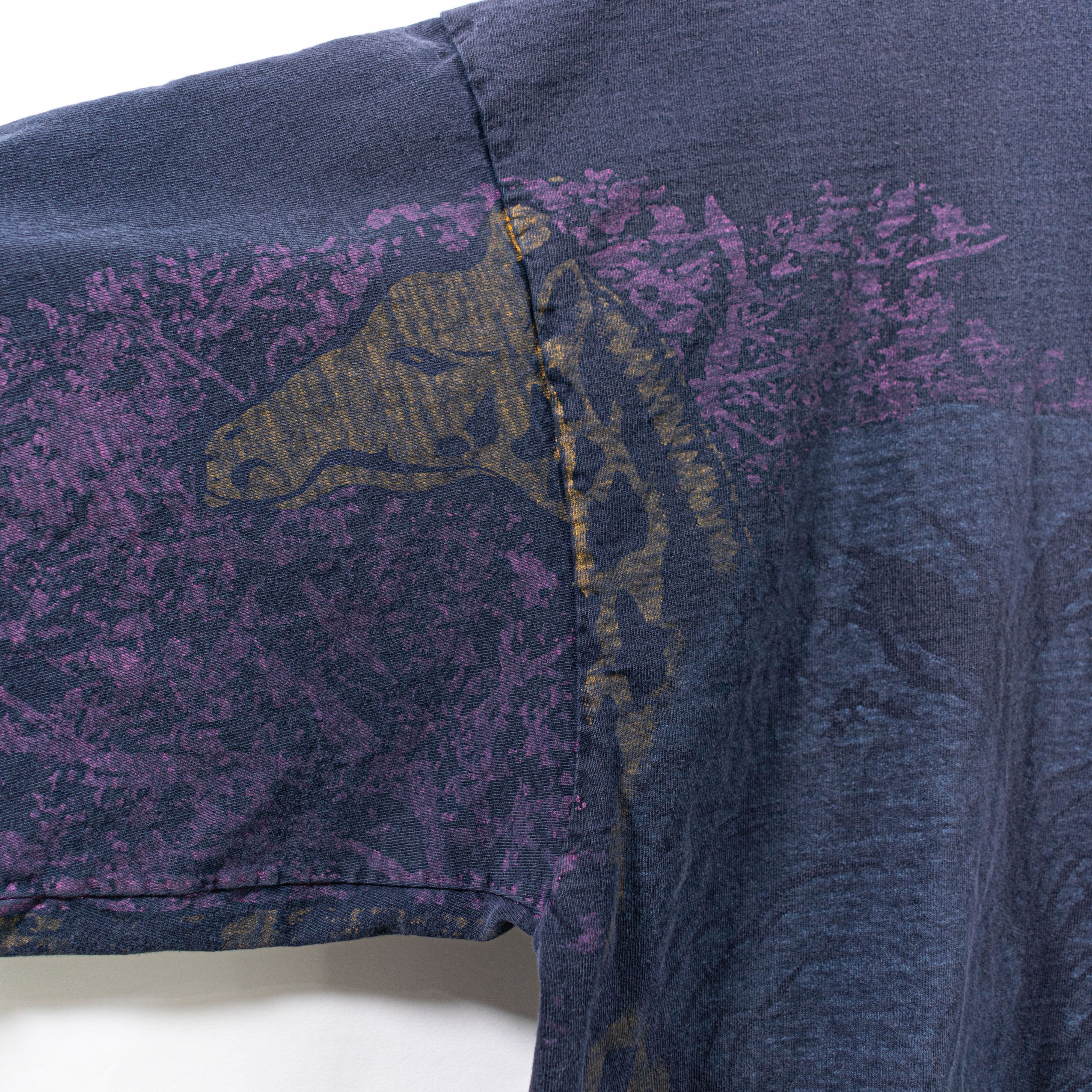 Vintage Busch Gardens Tampa Animal Zebra Elephant AOP T-Shirt VTG Size US XL / EU 56 / 4 - 8 Thumbnail