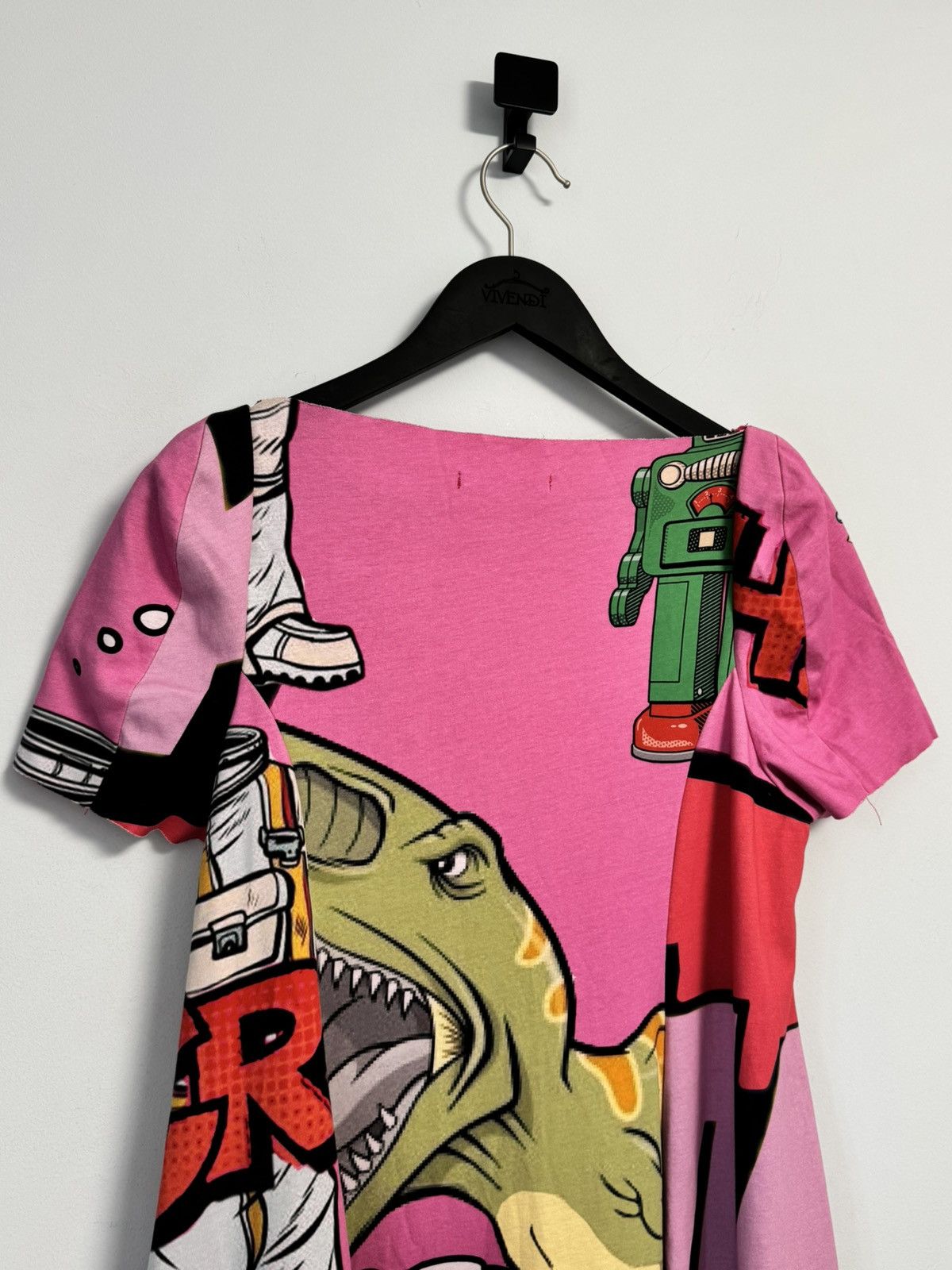Rundholz RUNDHOLZ Comic Digital Print Embossed Cotton Dress Size XS / US 0-2 / IT 36-38 - 12 Thumbnail