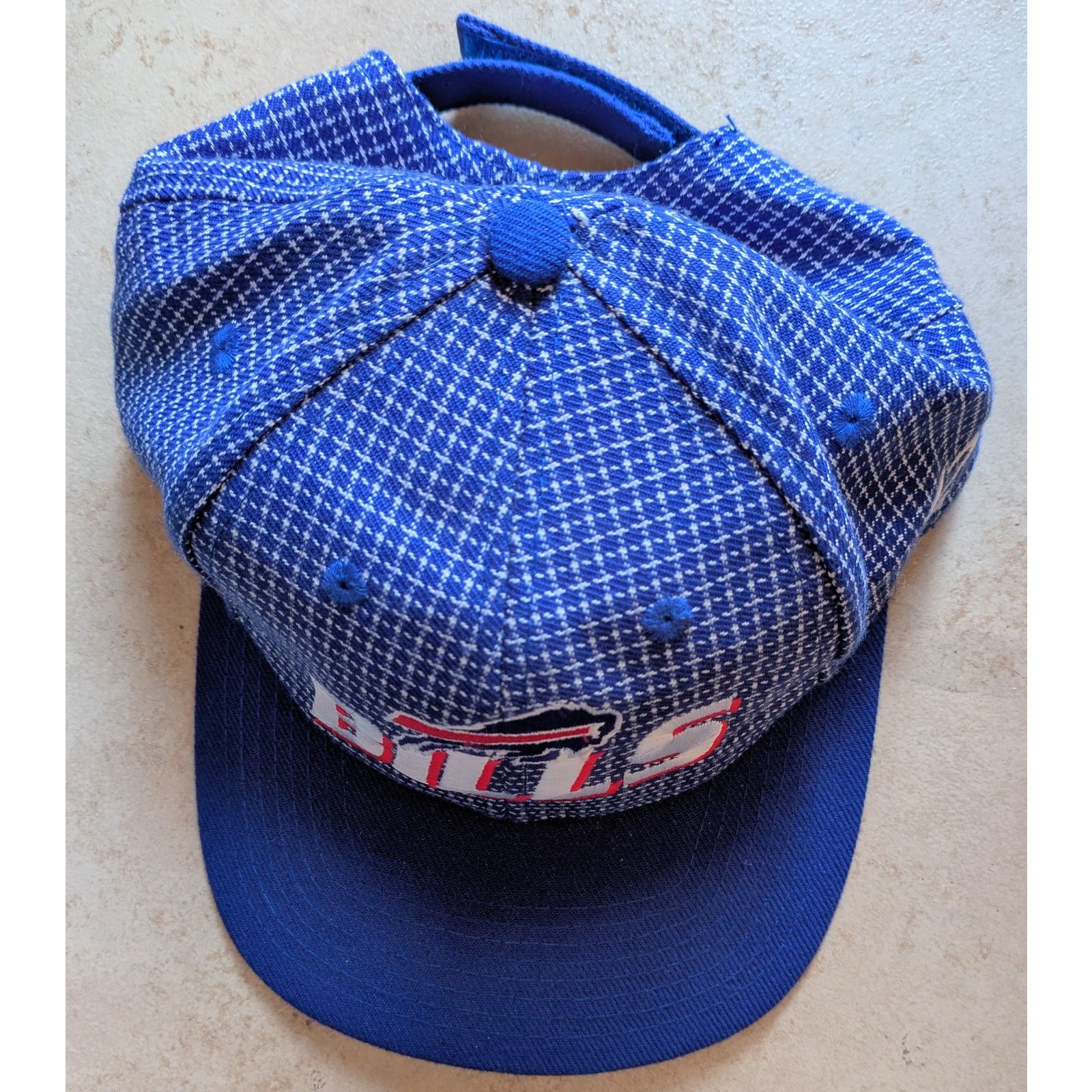 Logo Athletic × Sports Specialties Buffalo Bills 90s GRID strap back Bruce hat NFL Pro vintage Size ONE SIZE - 7 Thumbnail