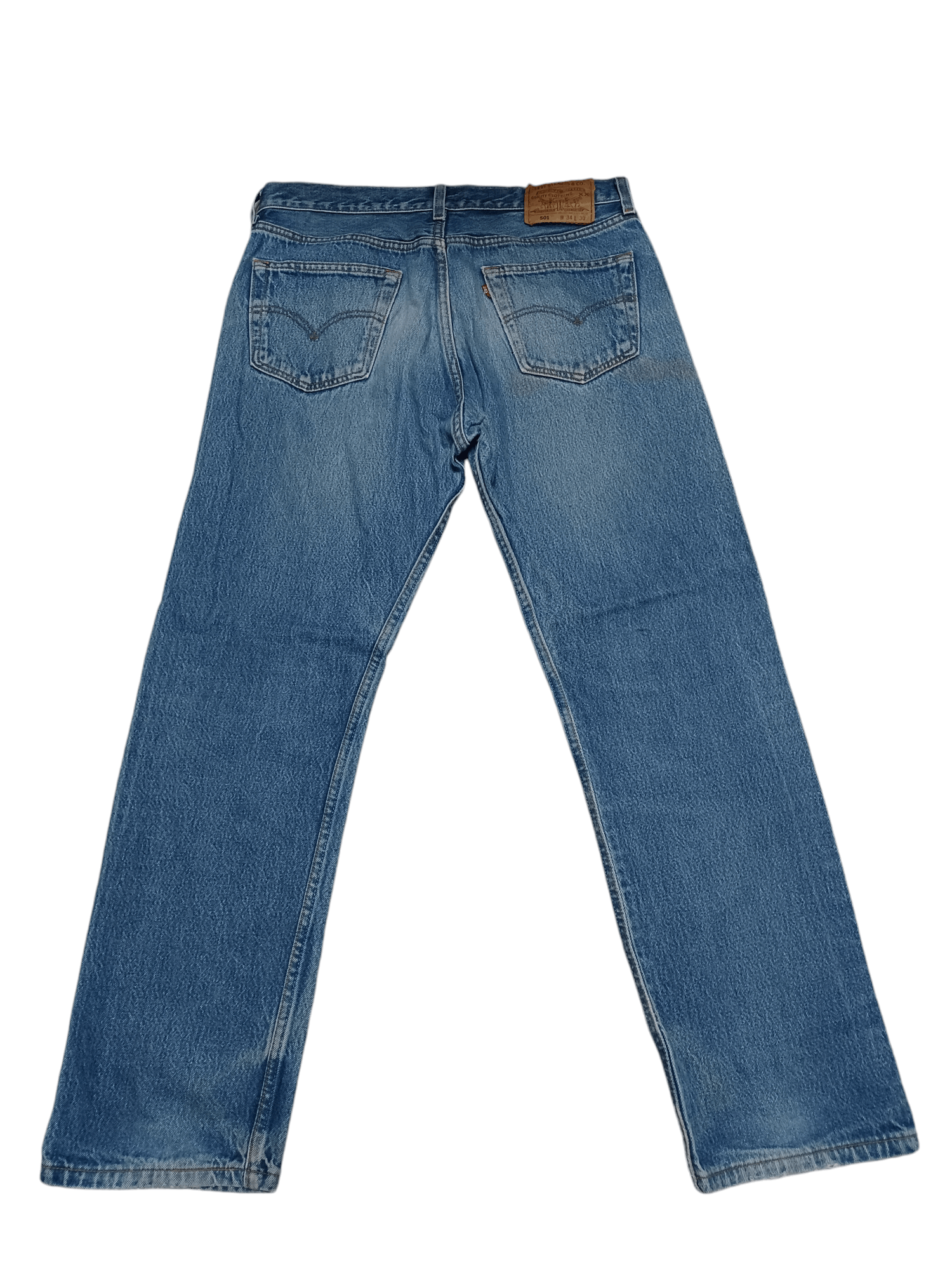 Levi's Vintage Clothing LEVIS 501 VINTAGE 90S MADE IN USA W34 L30 JEANS DENIM Size US 34 / EU 50 - 2 Thumbnail