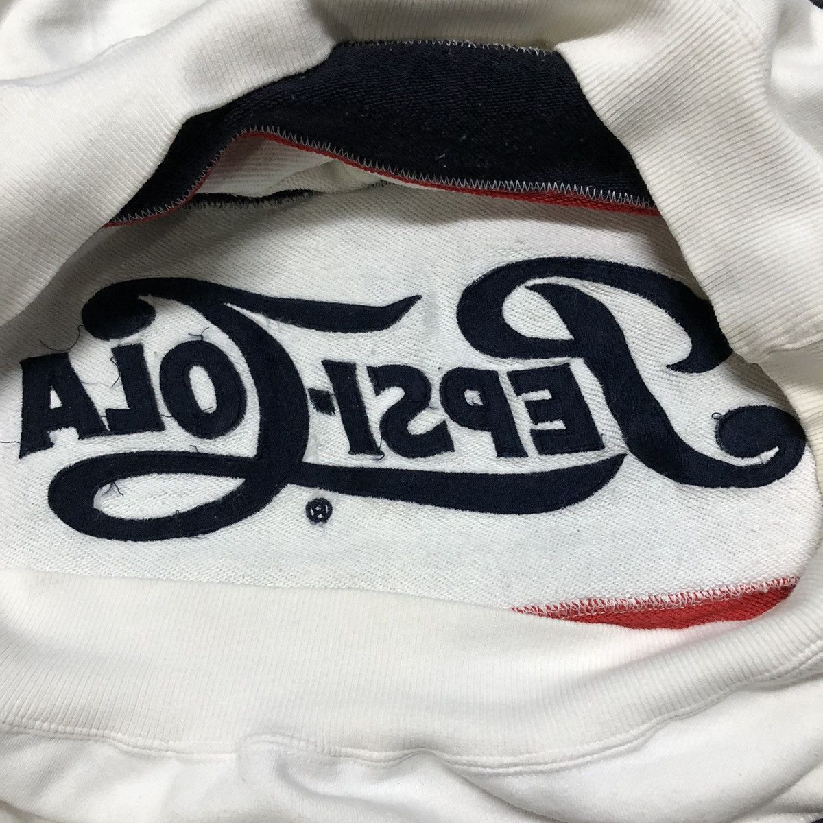 Coca Cola × Pepsi × Vintage Rare‼️🔥Vintage Pepsi-Cola Embroidery Big SpellOut Sweatshirt Size US XL / EU 56 / 4 - 7 Thumbnail