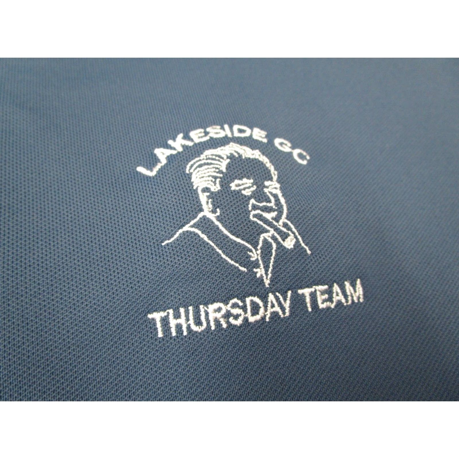 Peter Millar Peter Millar Summer Comfort Shirt Mens Small Blue Lakeside Golf Thursday Team Logo Embroidered Polo Size US S / EU 44-46 / 1 - 3 Thumbnail